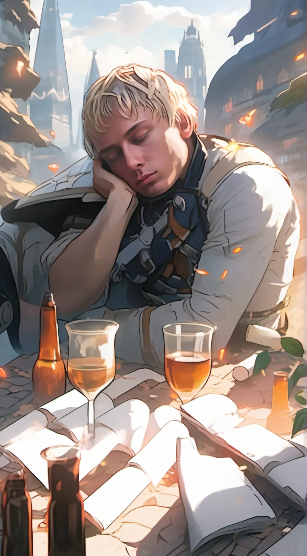 ai character: Damian background