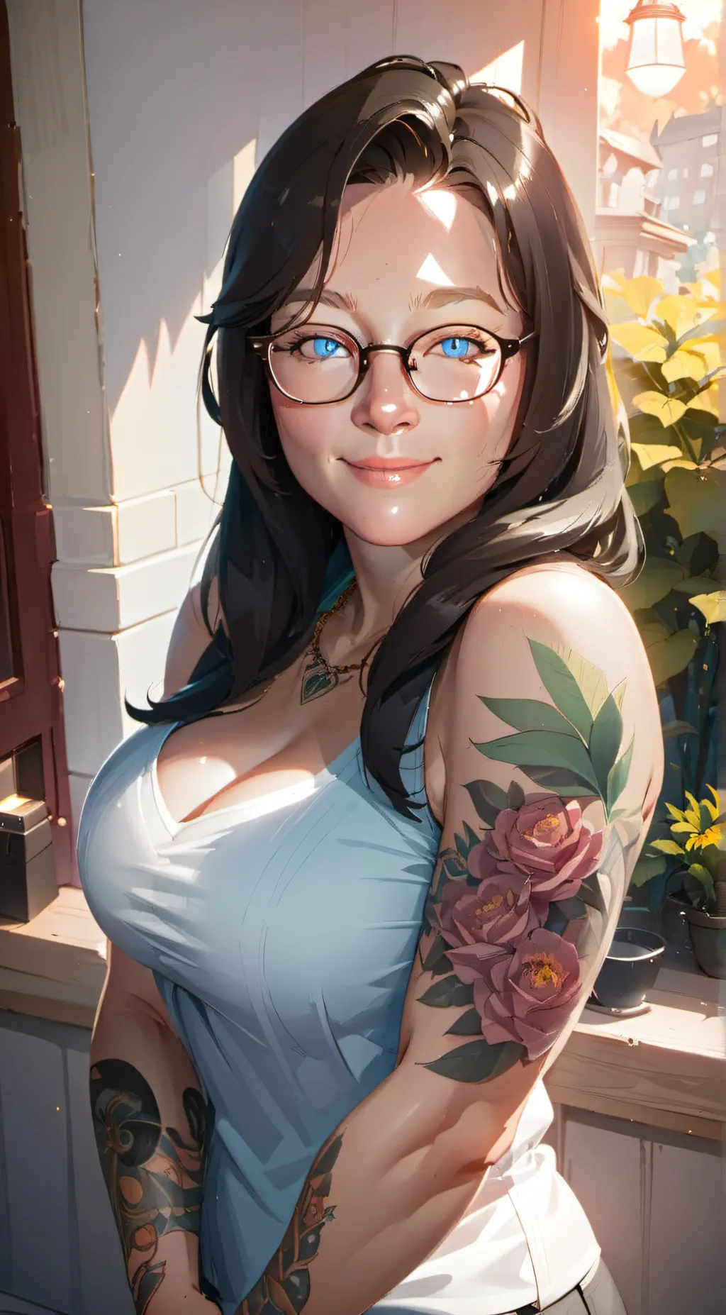 ai character: Lexi background