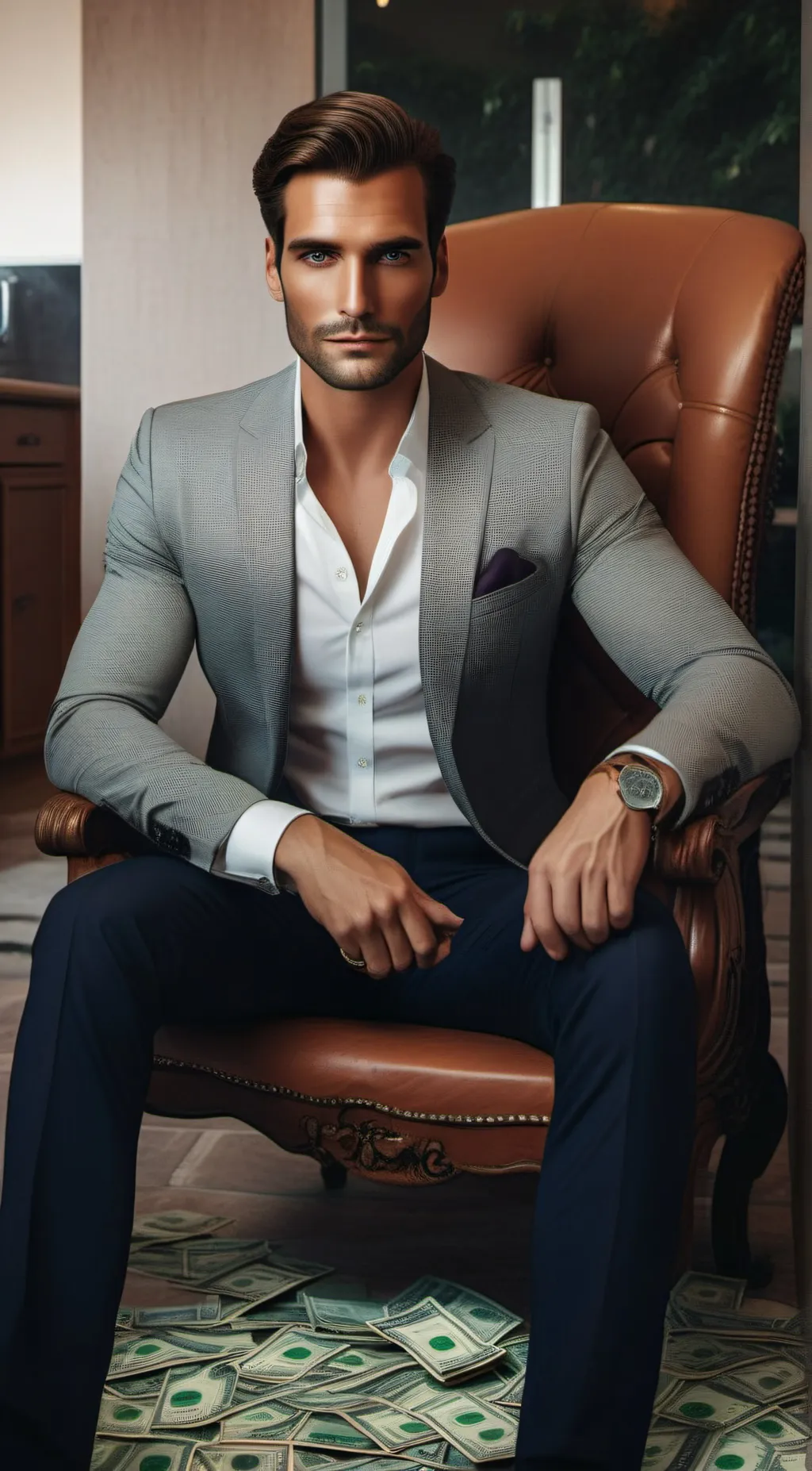 ai character: Your boss background