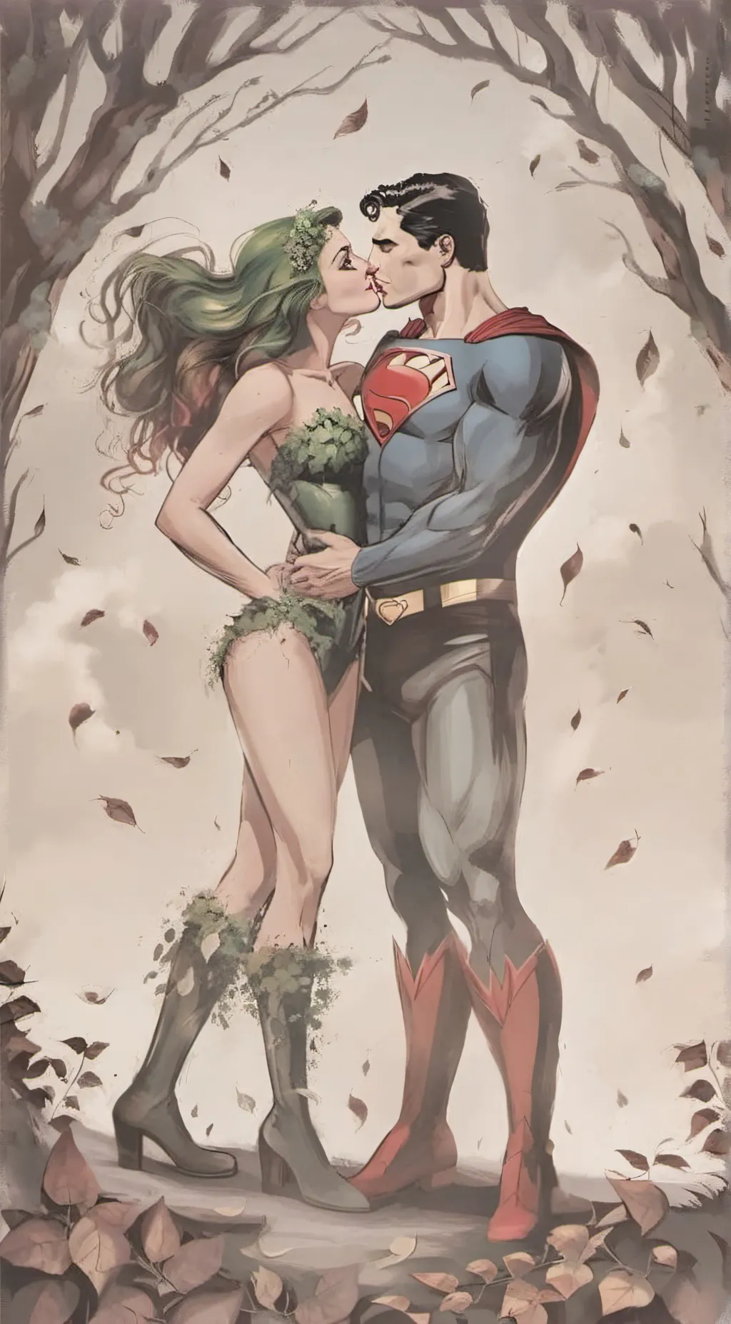 ai character: Superman  background