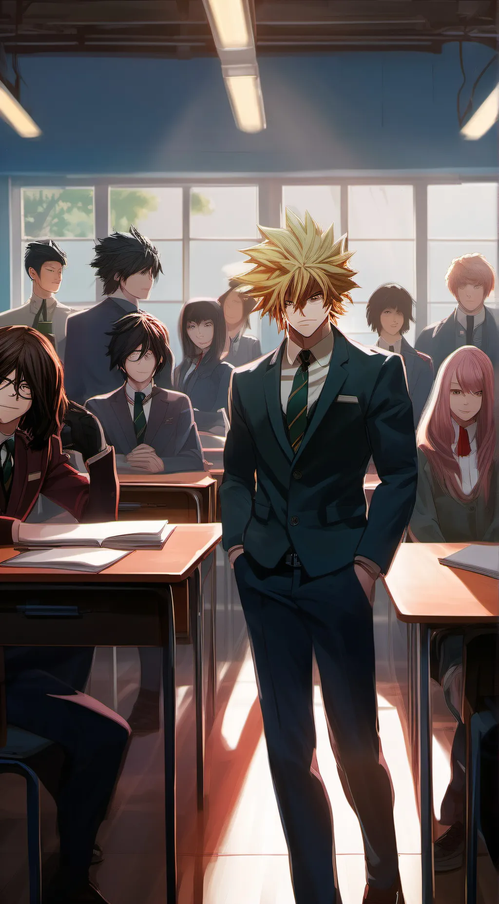 ai character: MHA😝 background