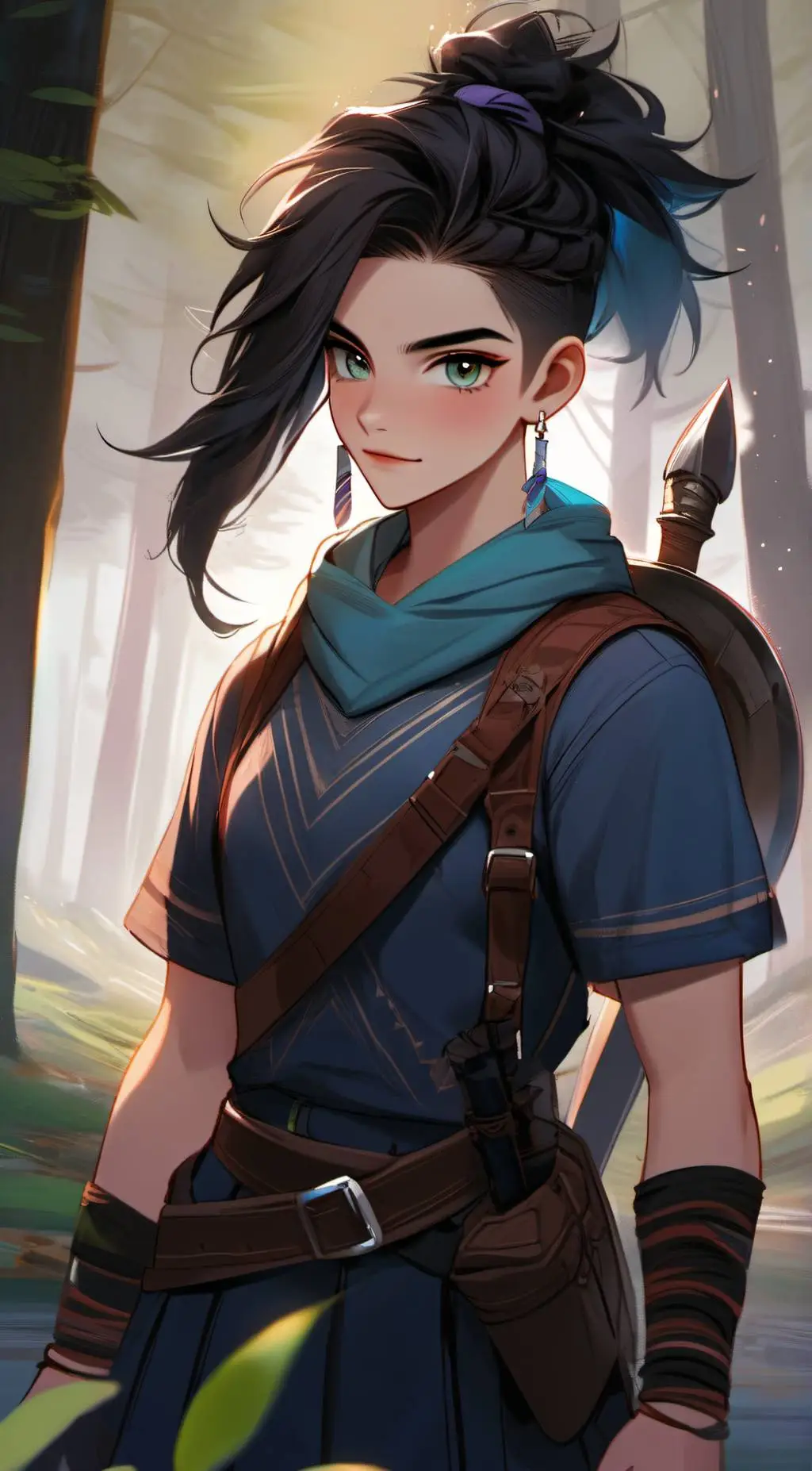 ai character: ella background