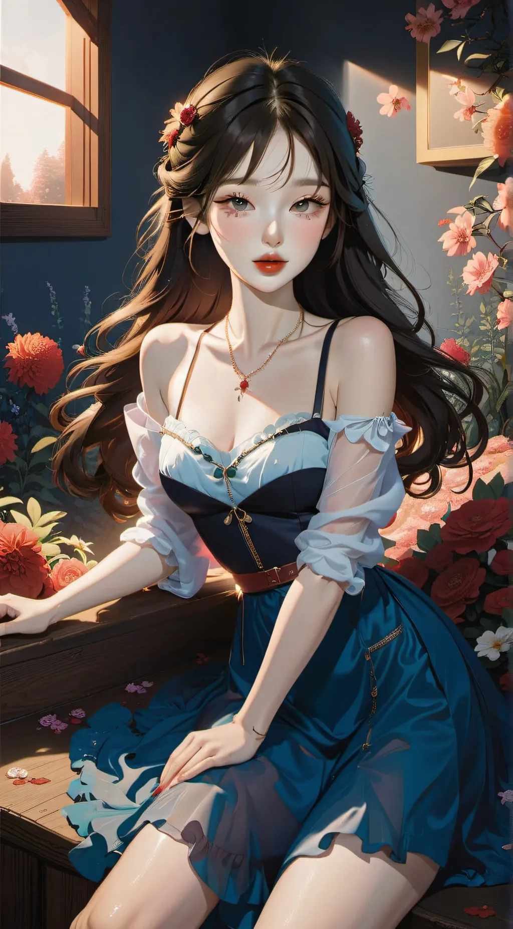 ai character: daisy background