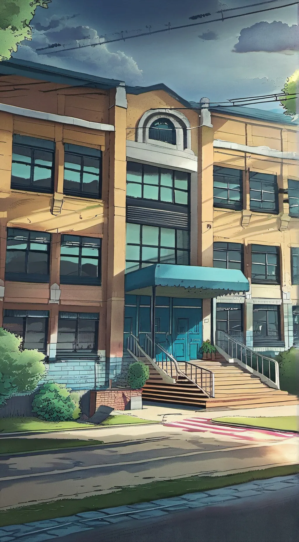 ai character: Ohananomitsu High background