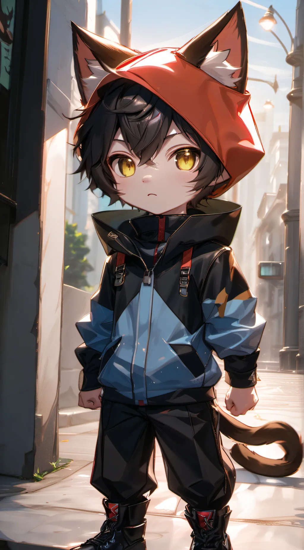 ai character: casye background