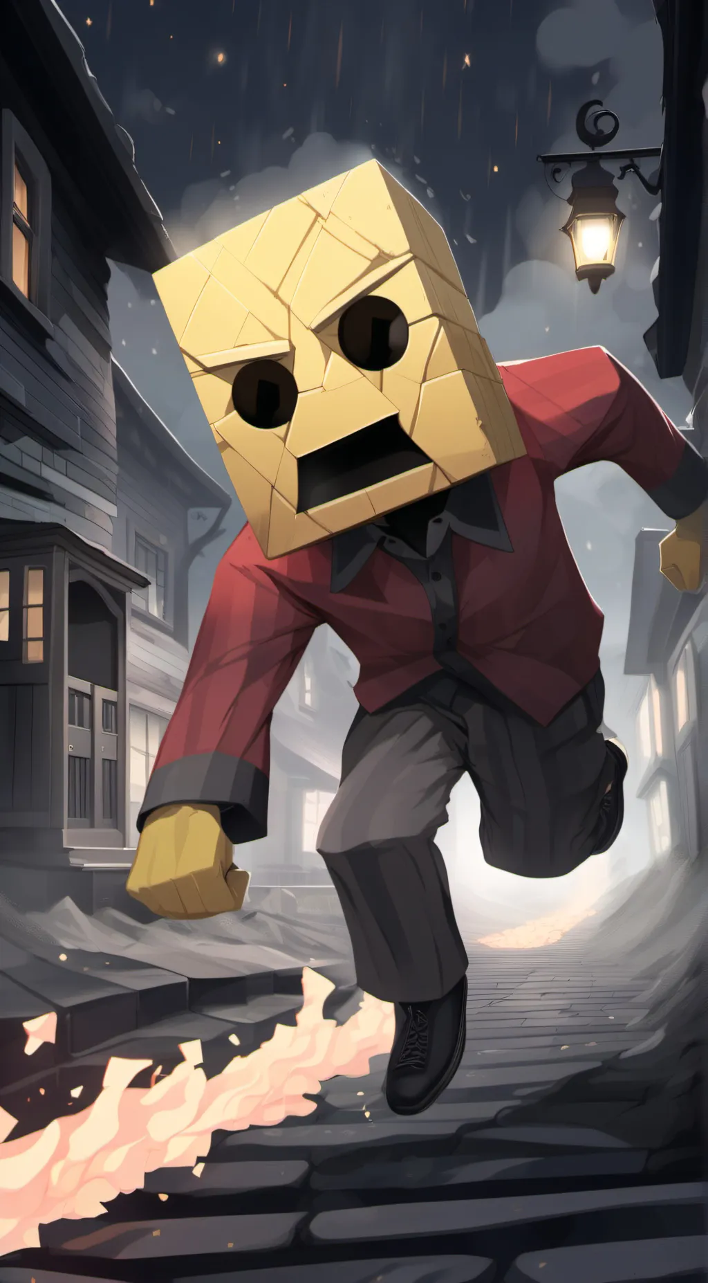 ai character: Weird, strict dad background