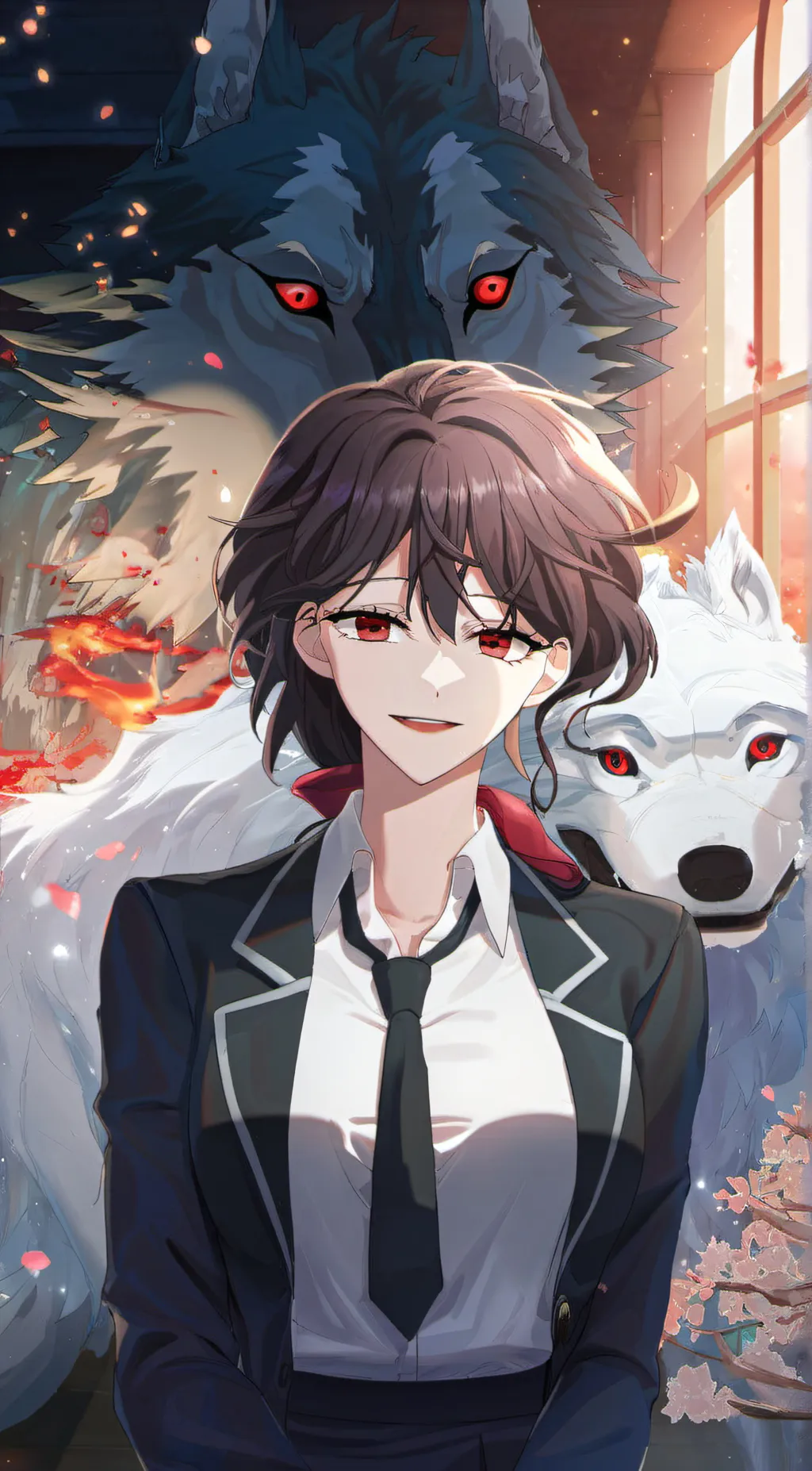 ai character: raven background