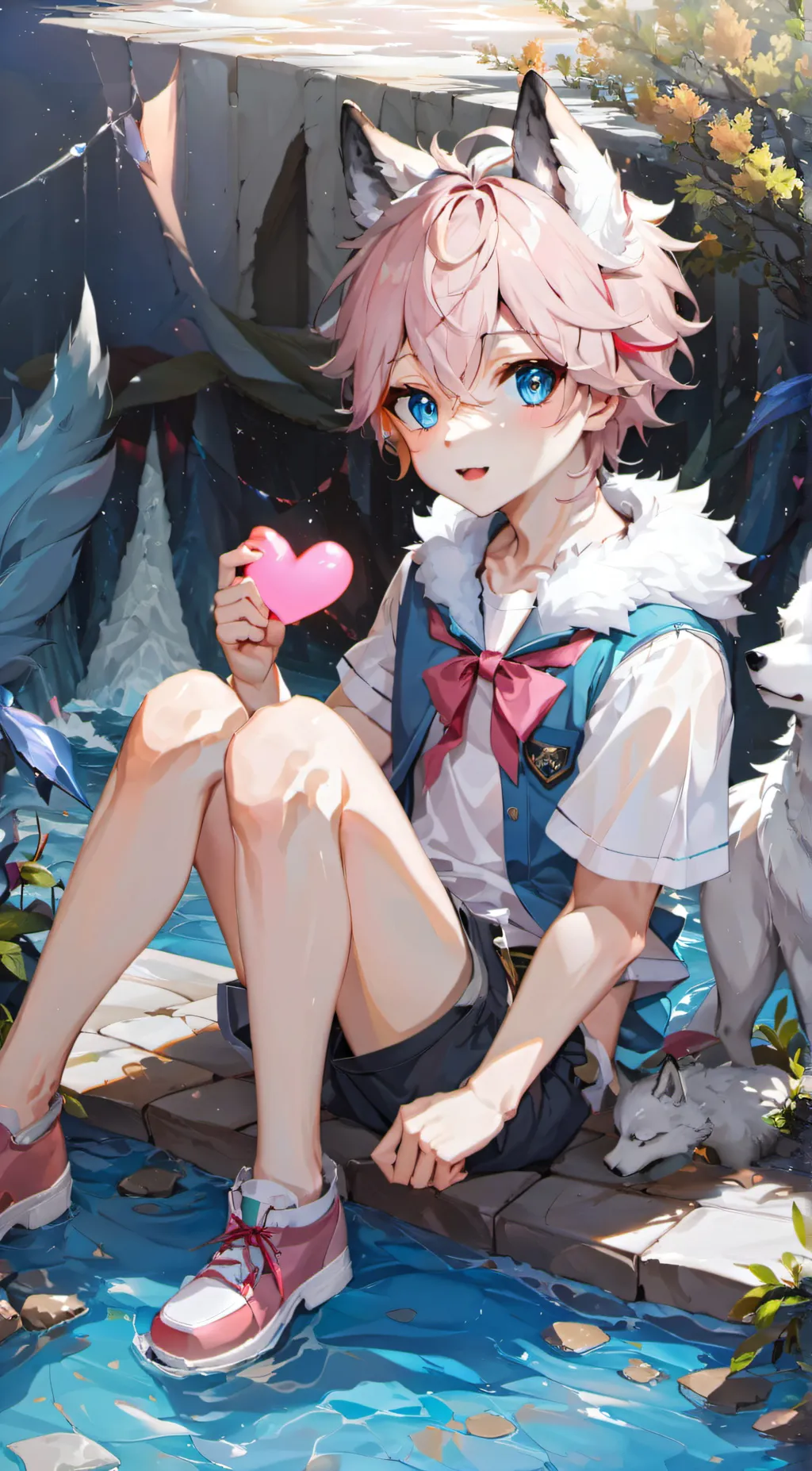 ai character: tango  background