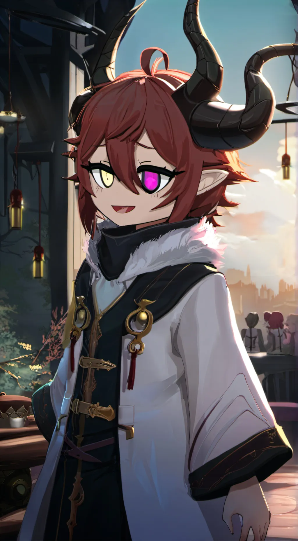 ai character: Guardian demon  background