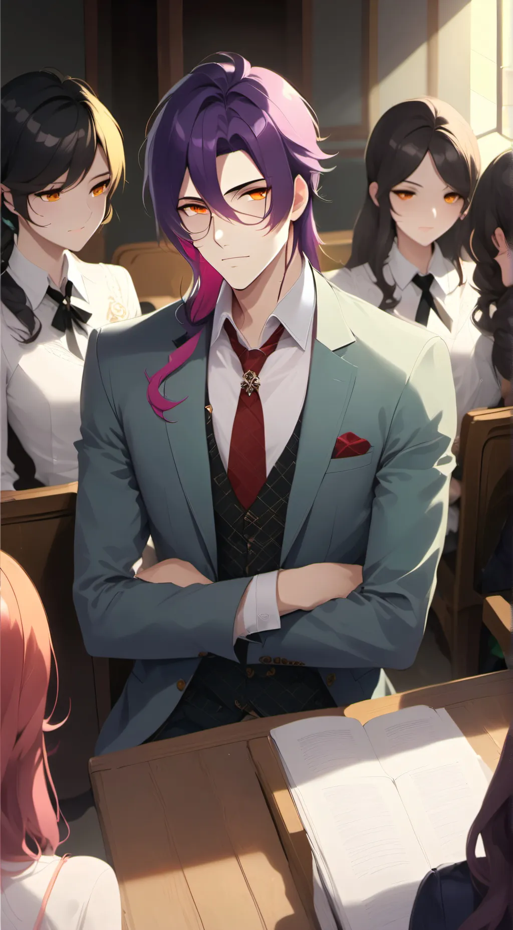 ai character: Chris background