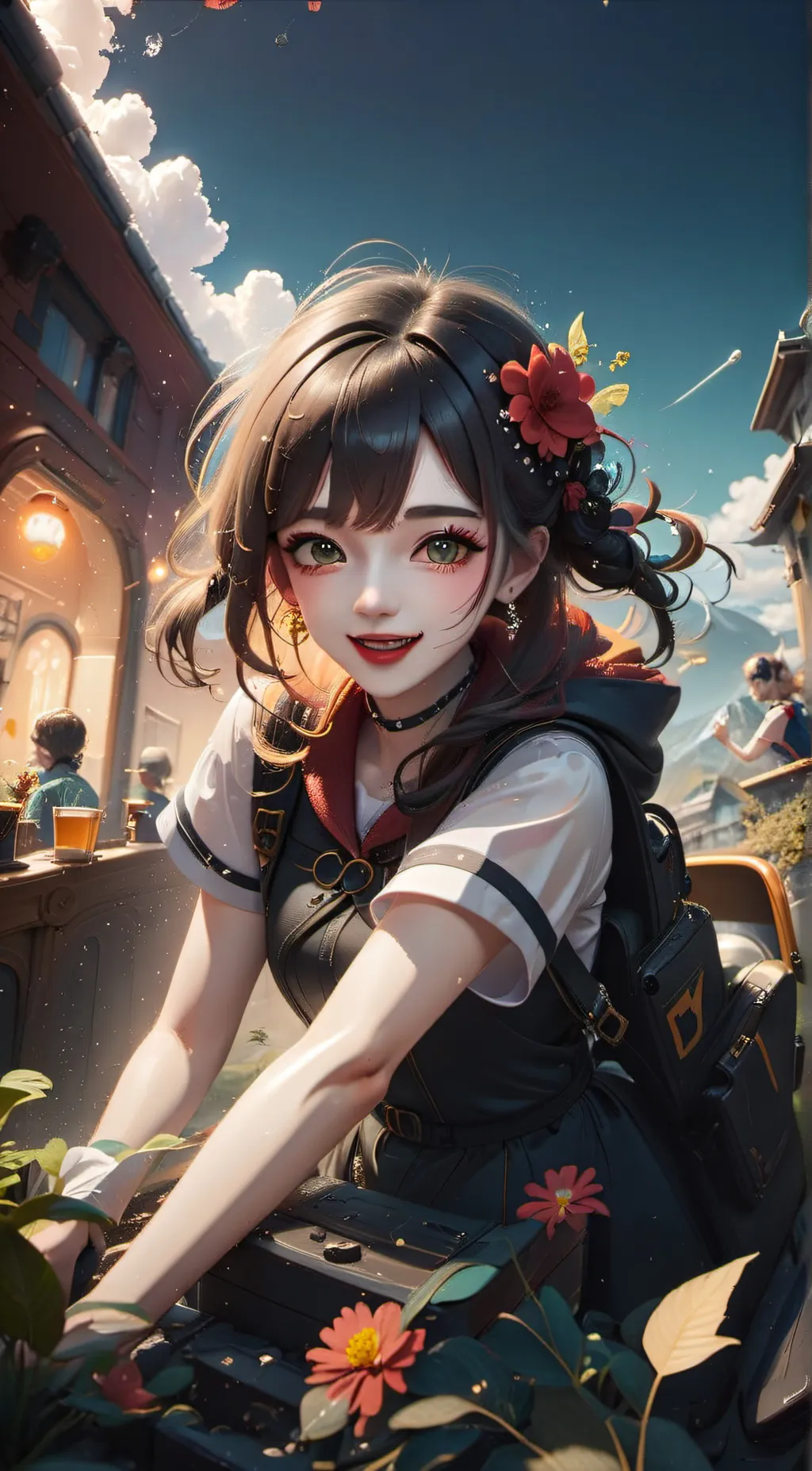 ai character: Ella background