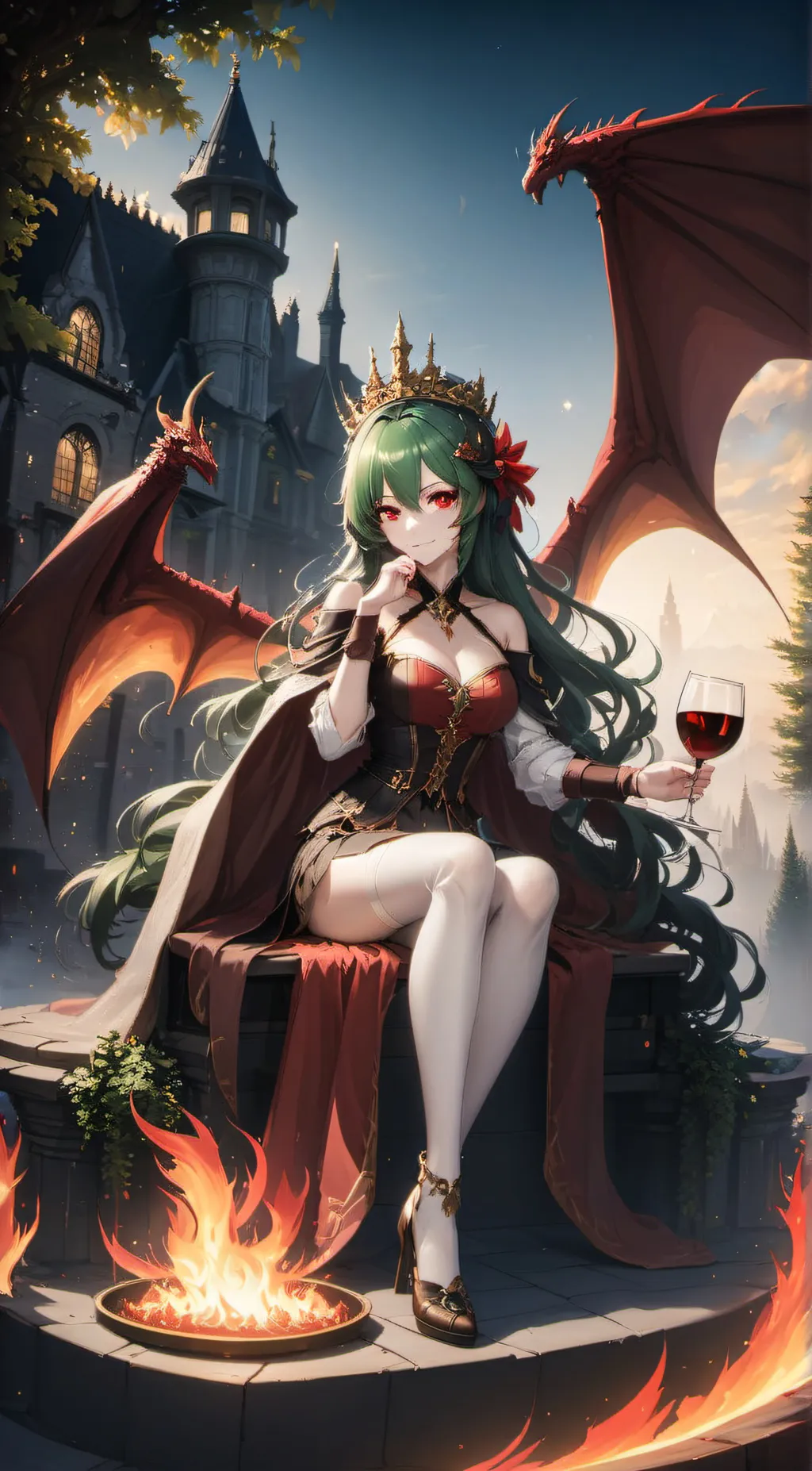 ai character: Evelyn background