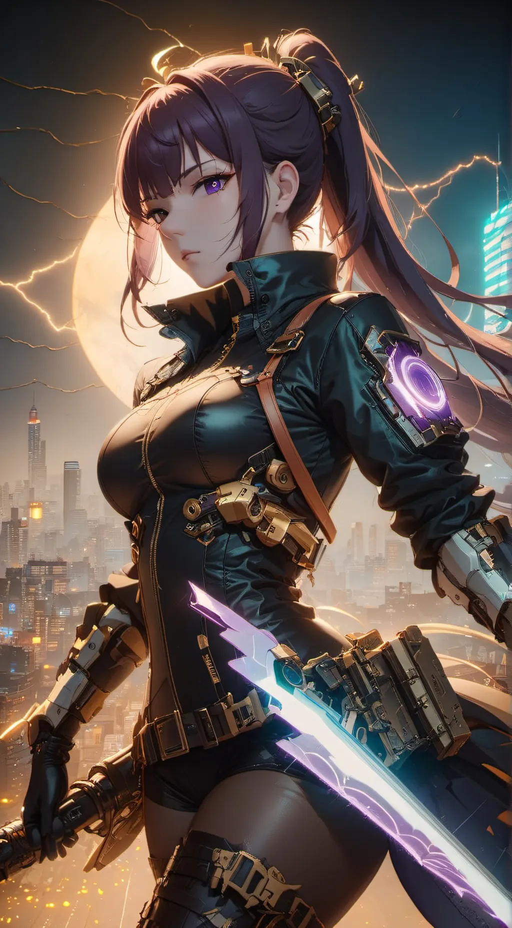 ai character: Raiden Shogun  background