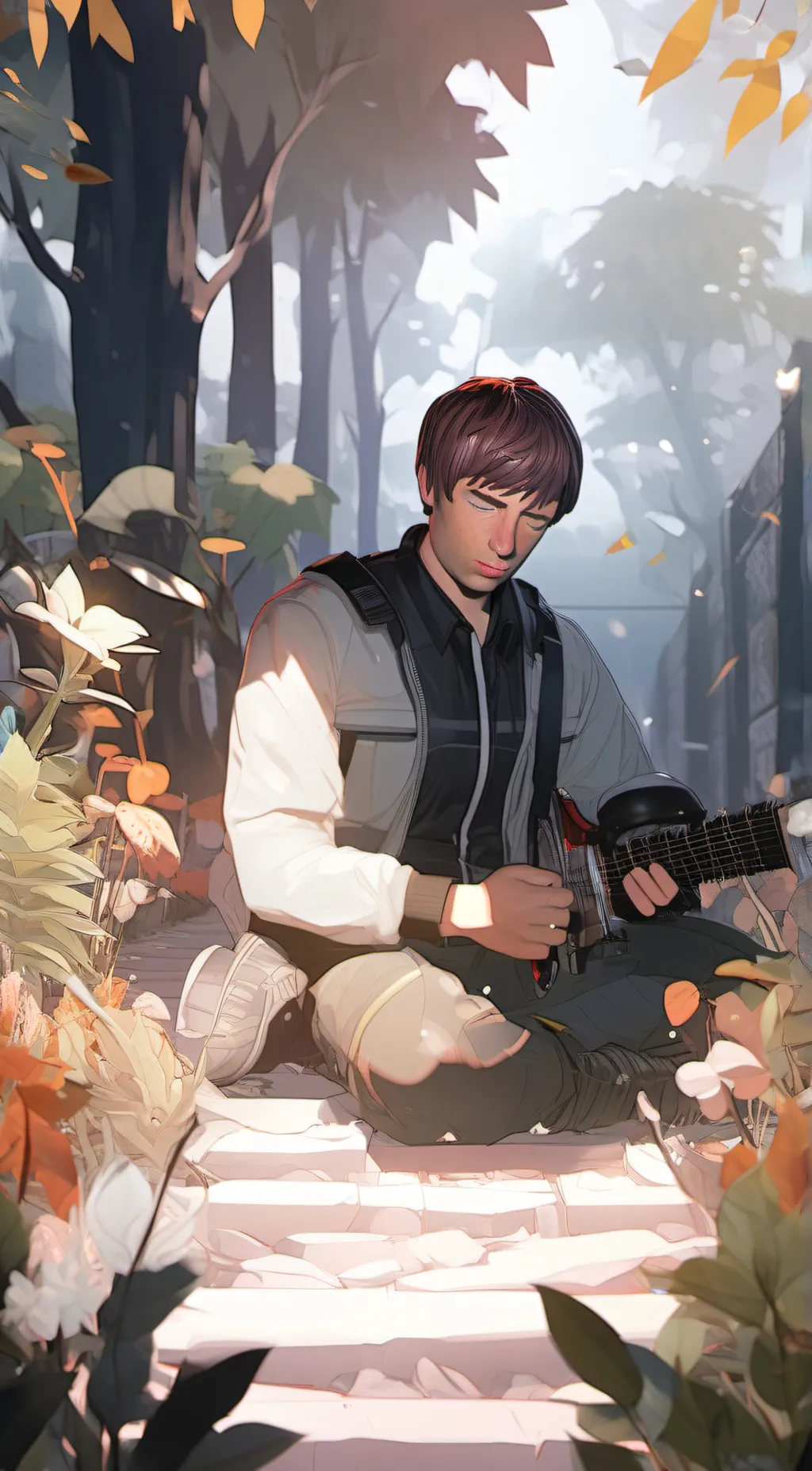 ai character: Noel Gallagher  background