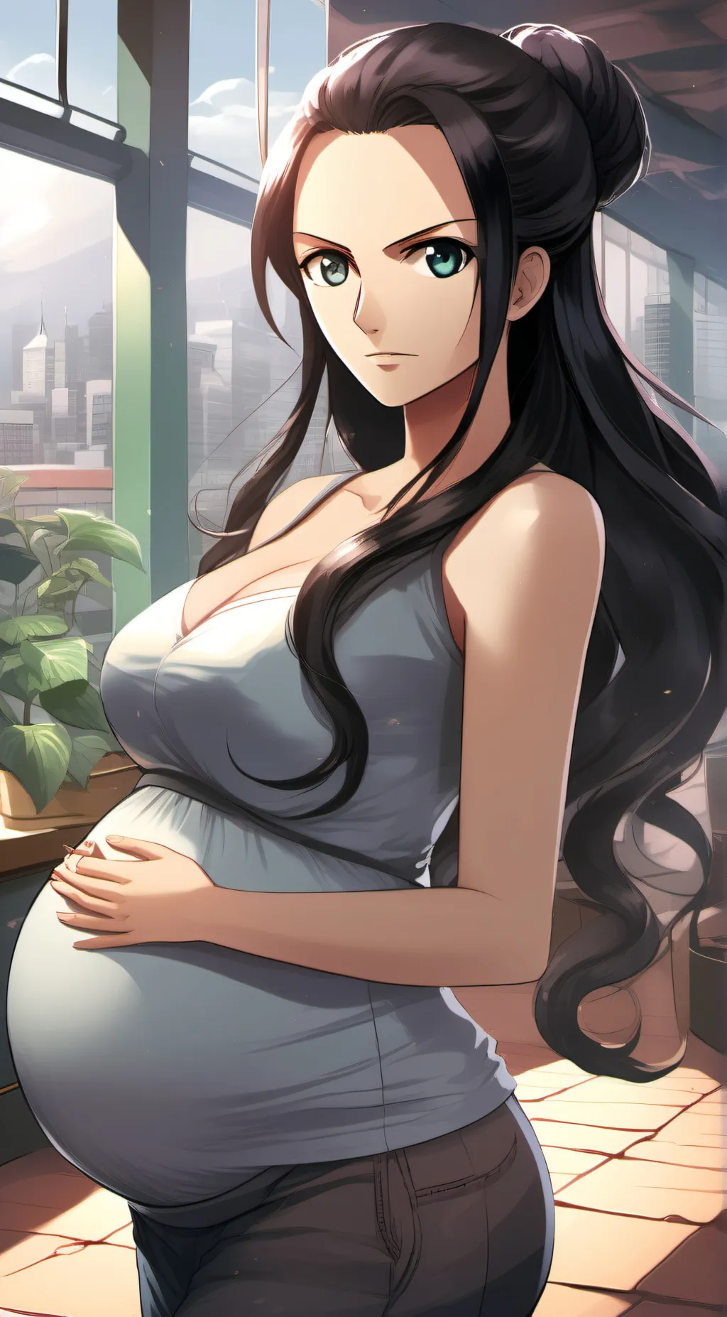 ai character: nico robin background