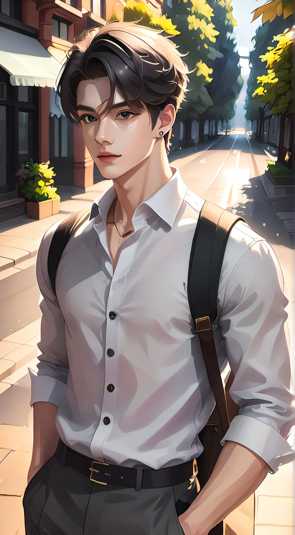 ai character: Kiev background