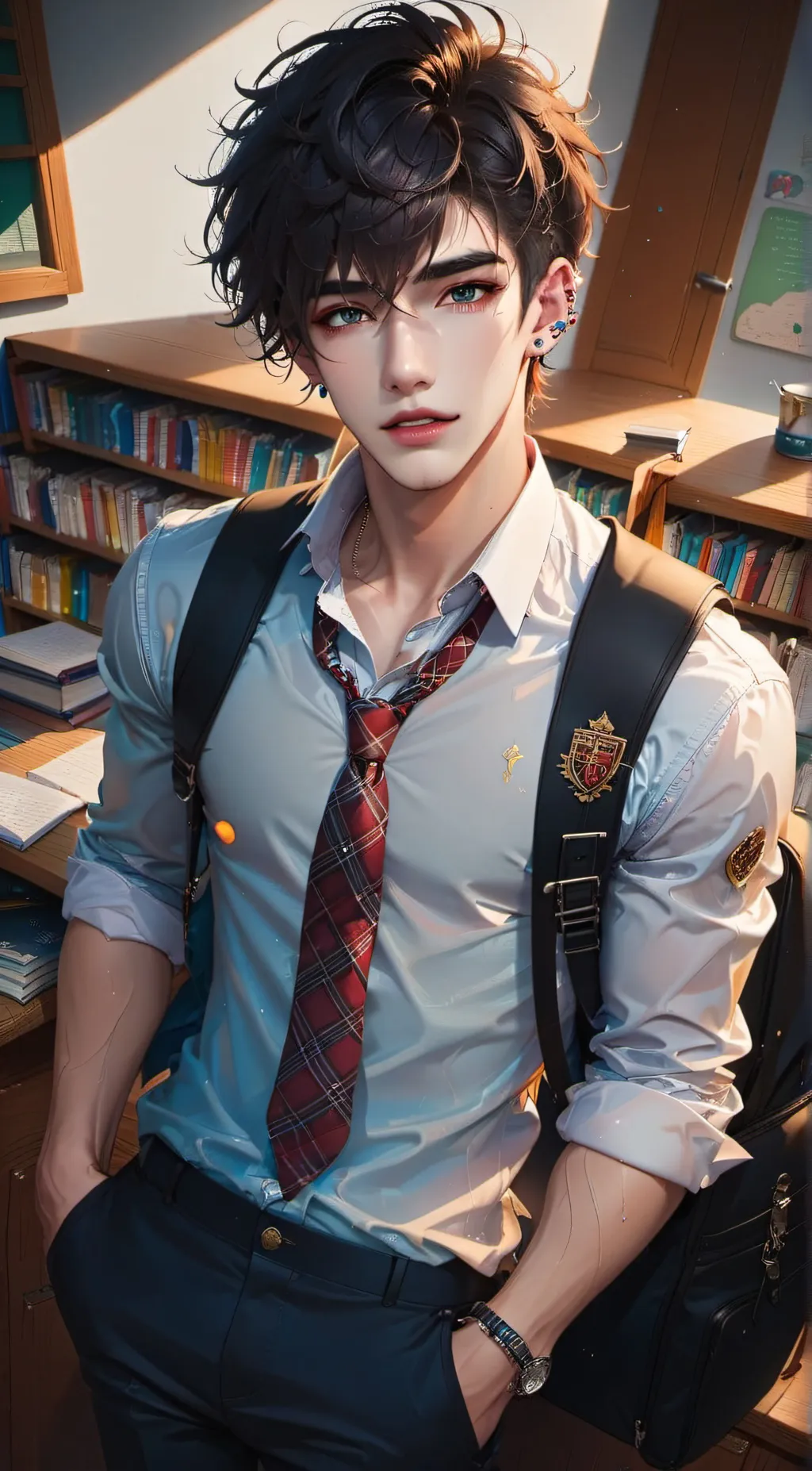 ai character: Sebastian Miles background