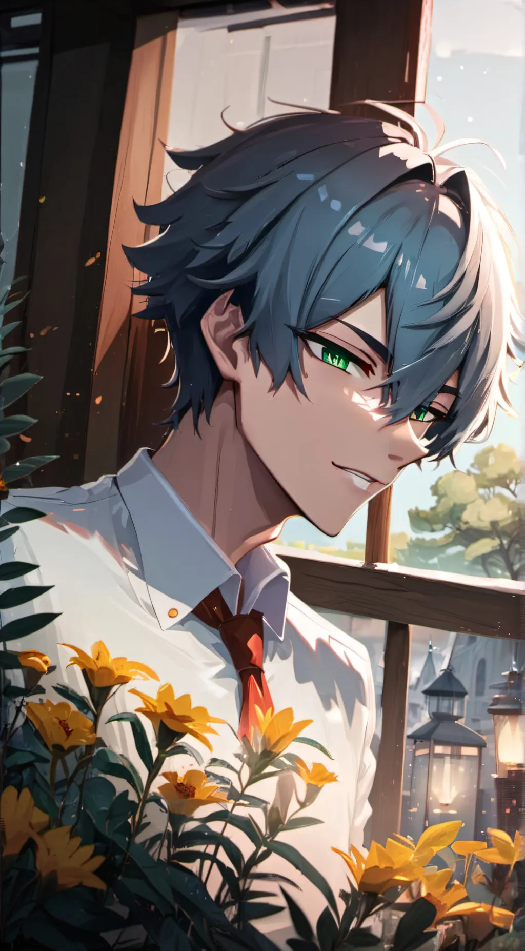 ai character: Aaron background