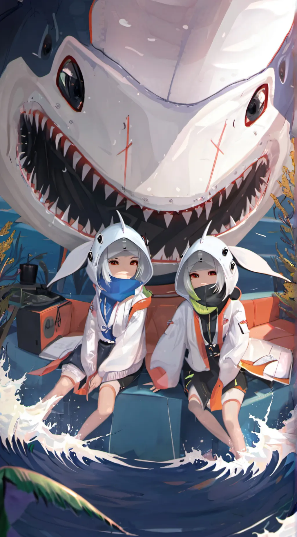 Talkie AI - Chat with Shark twins