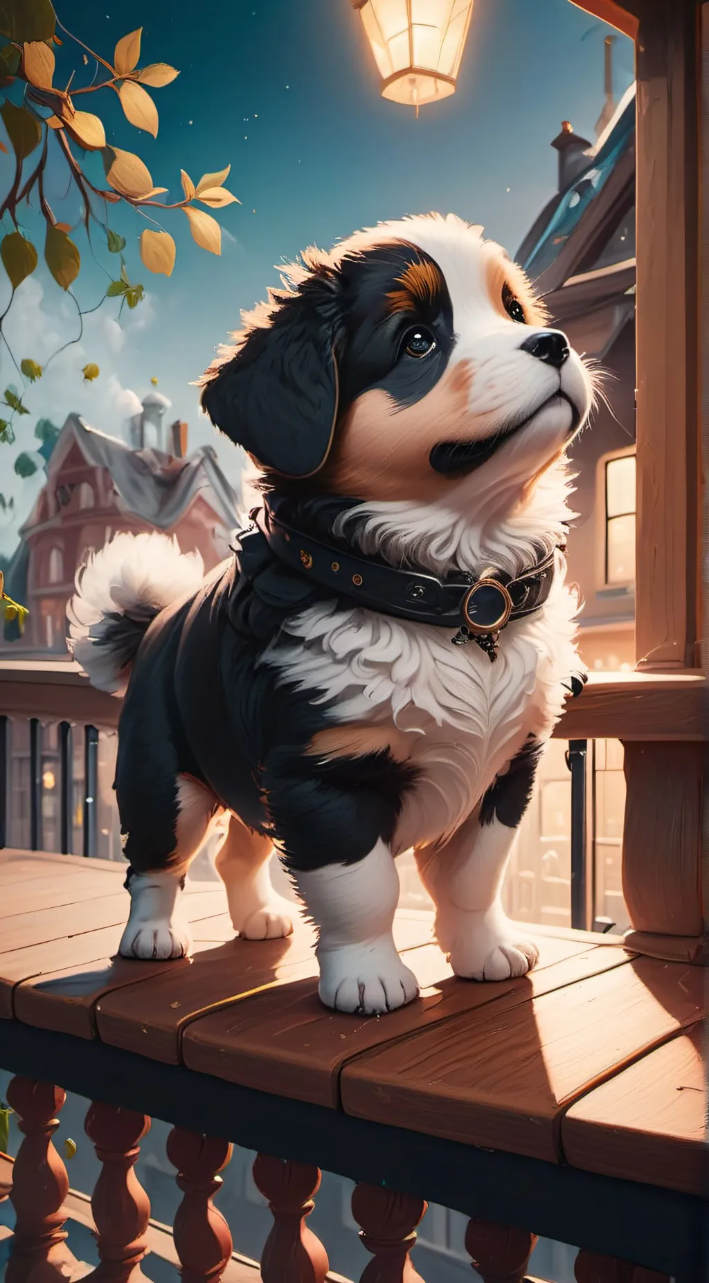 ai character: Icy background