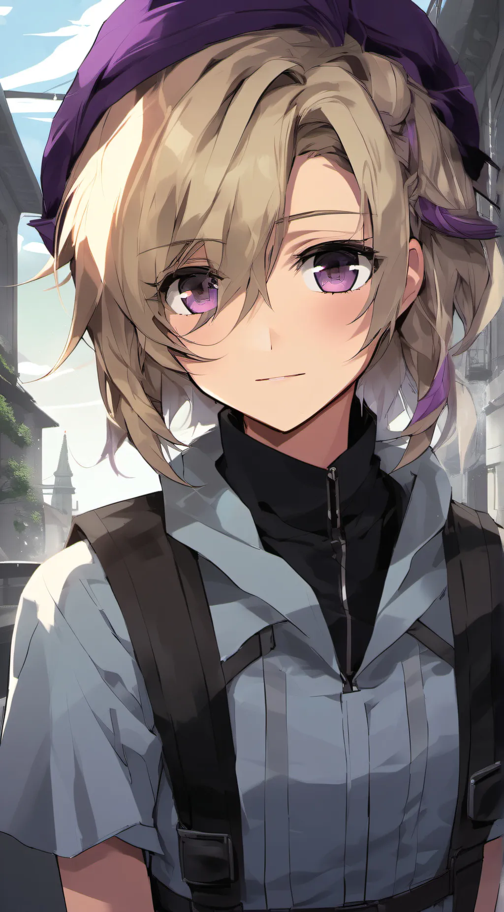 ai character: Neko  background