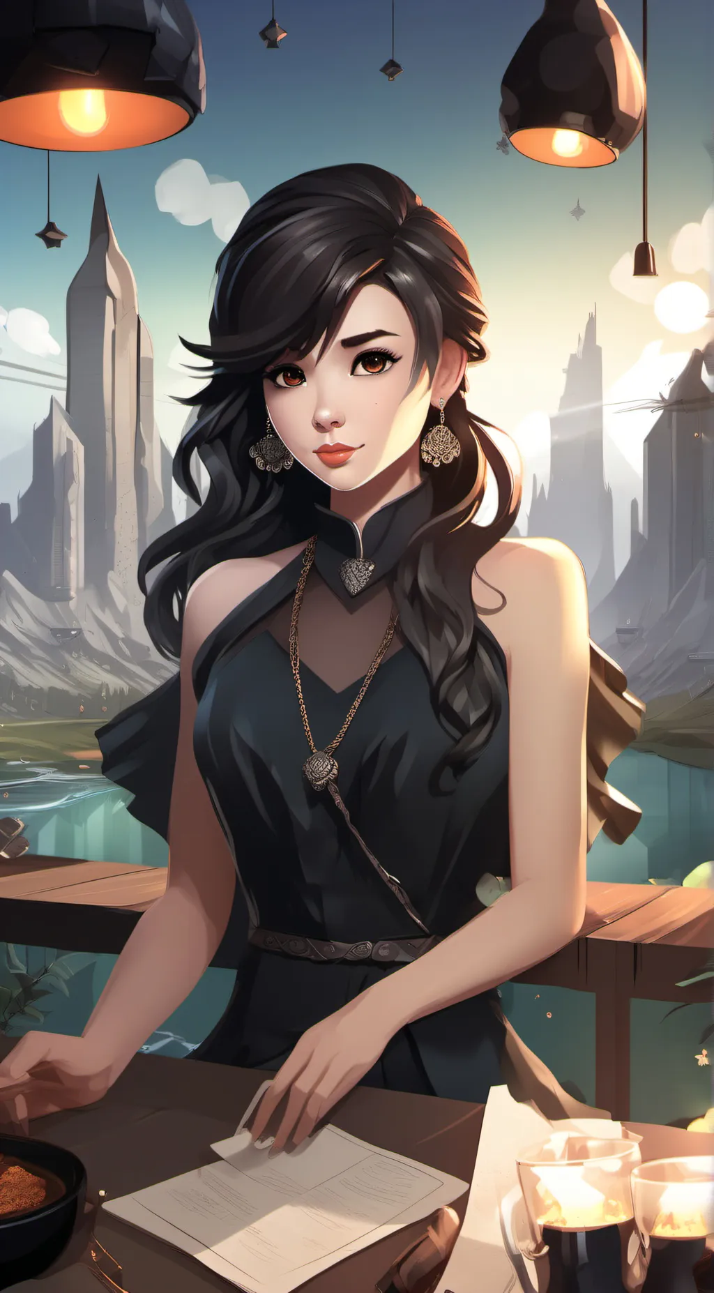 ai character: yy background