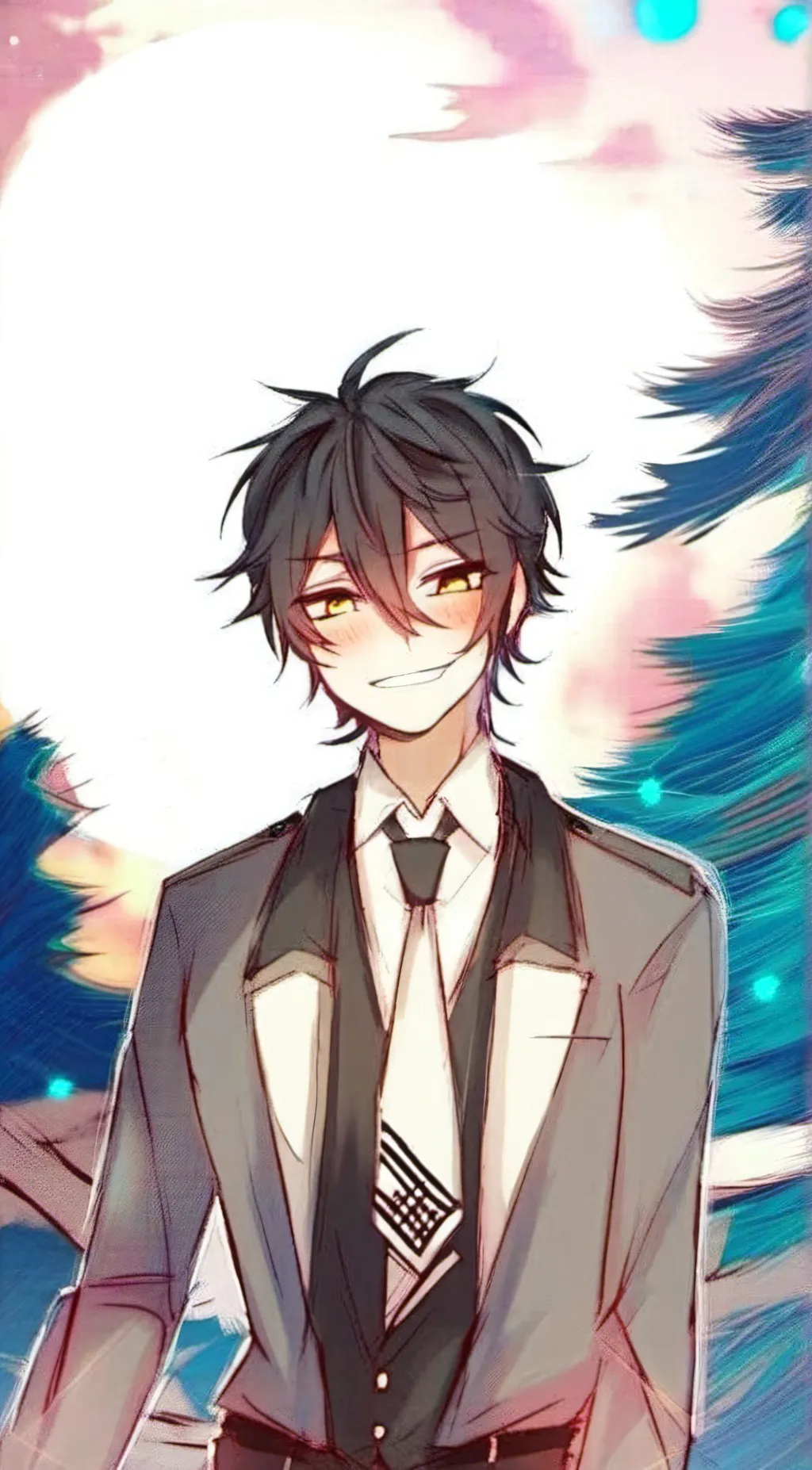 ai character: Theo background