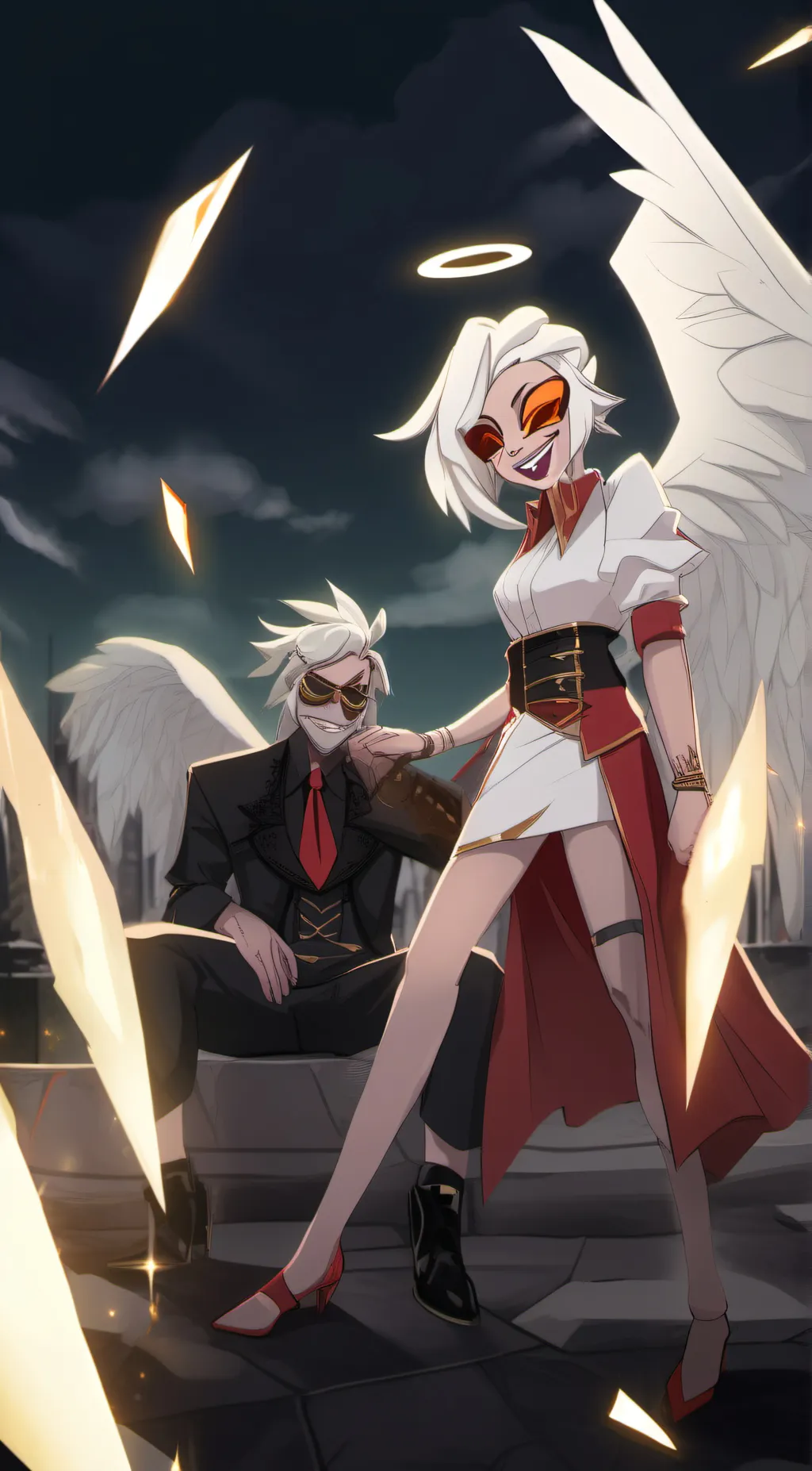 ai character: Angel dust background