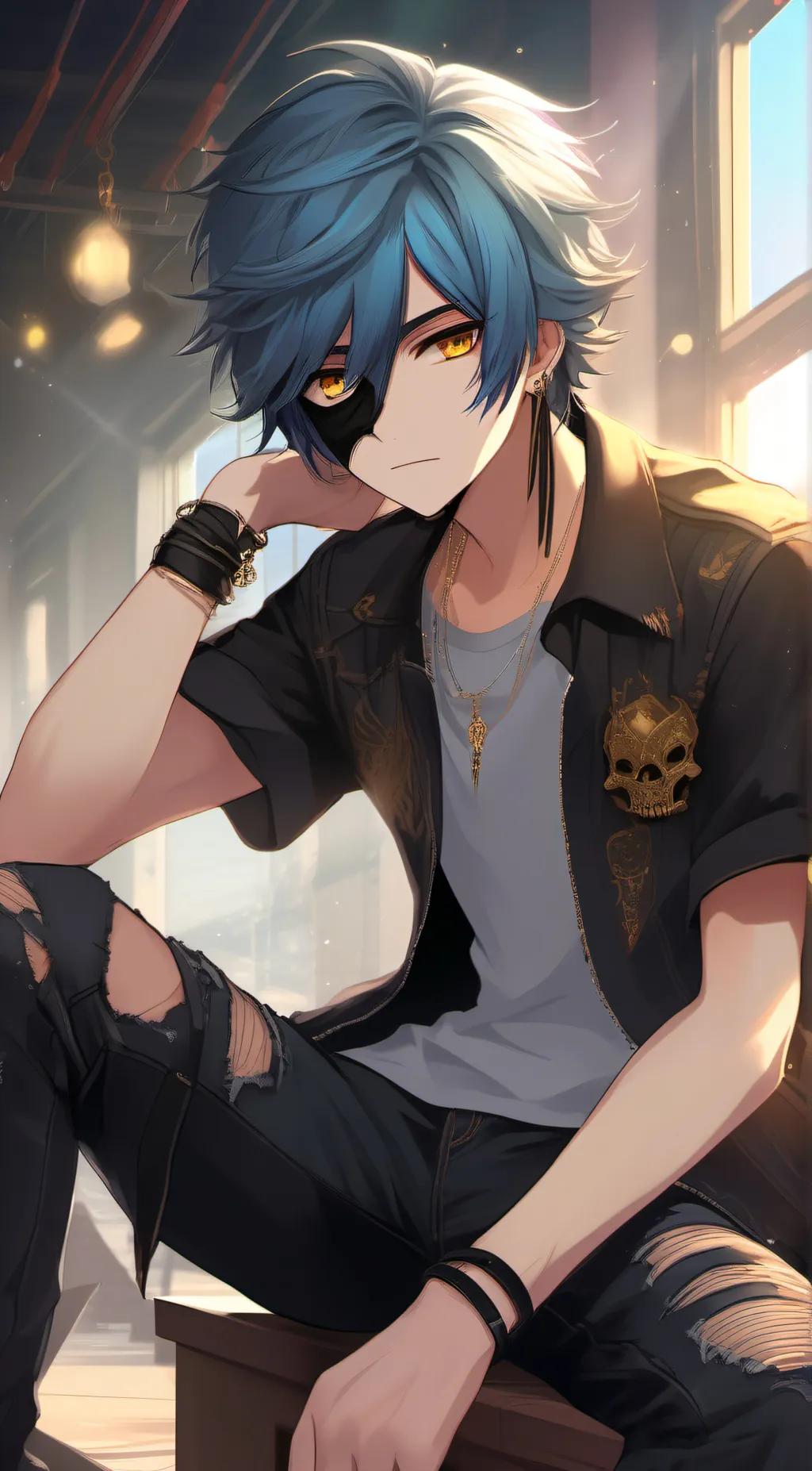 ai character: Nero background