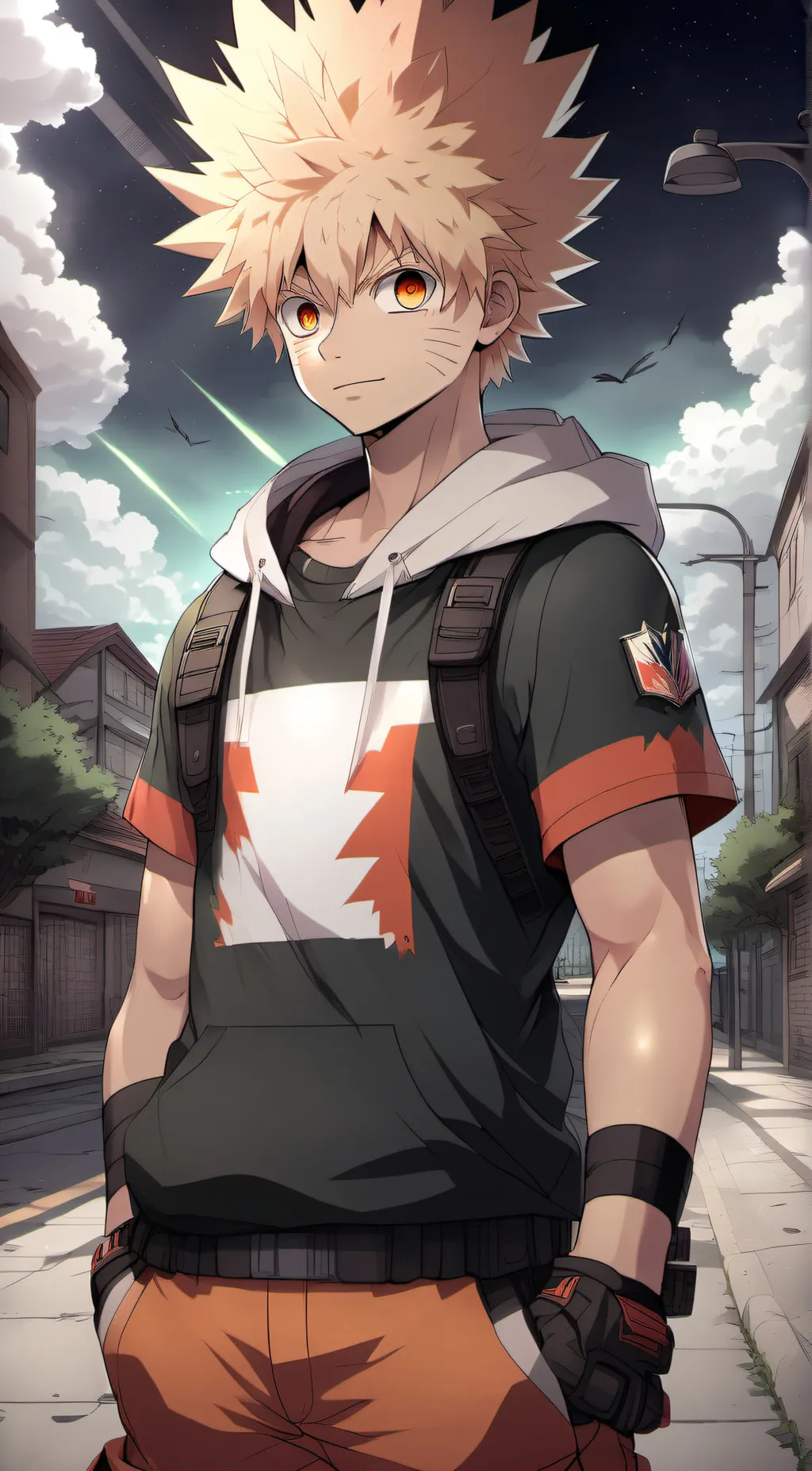 ai character: Bakugo background