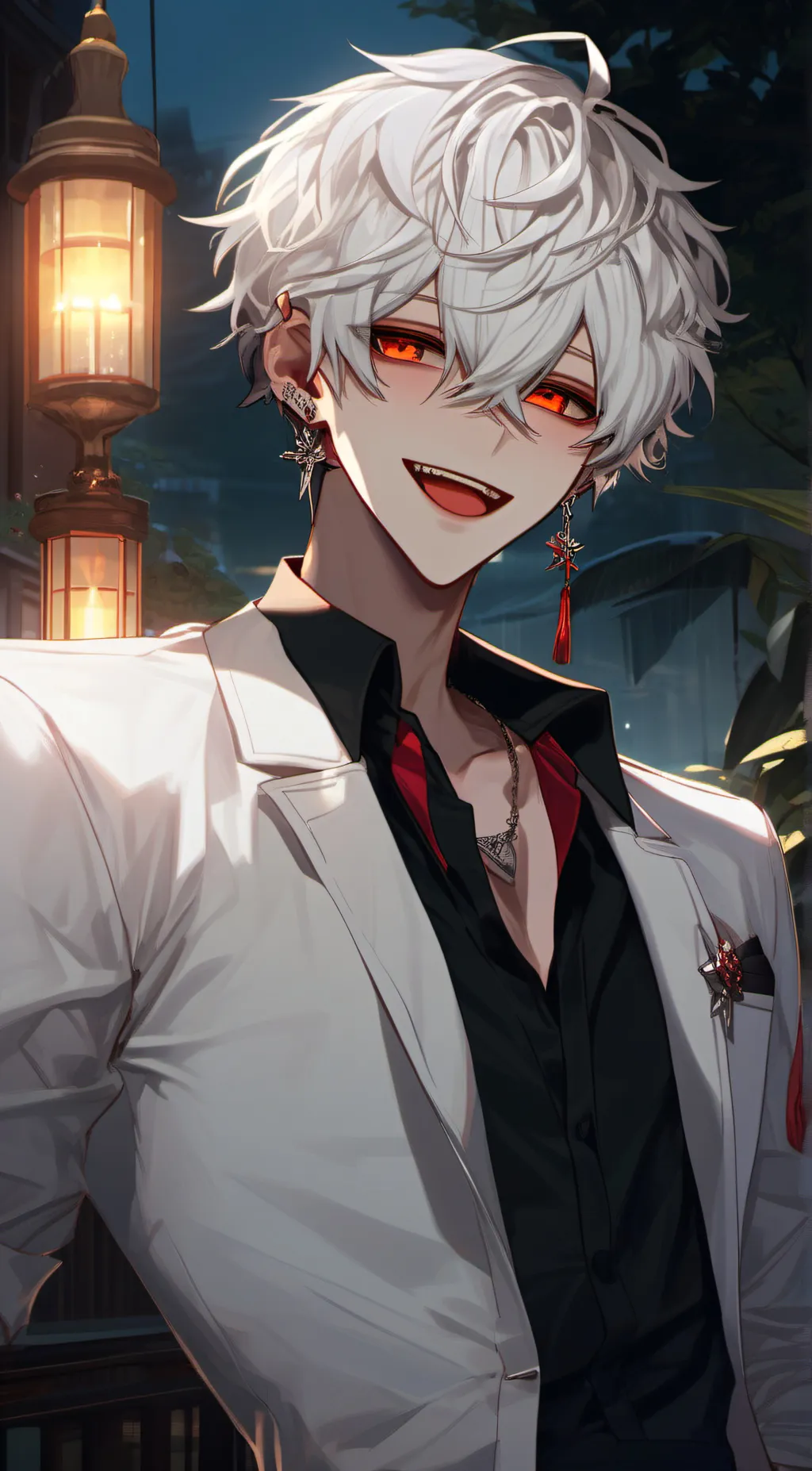 ai character: Vampire boyfriend  background