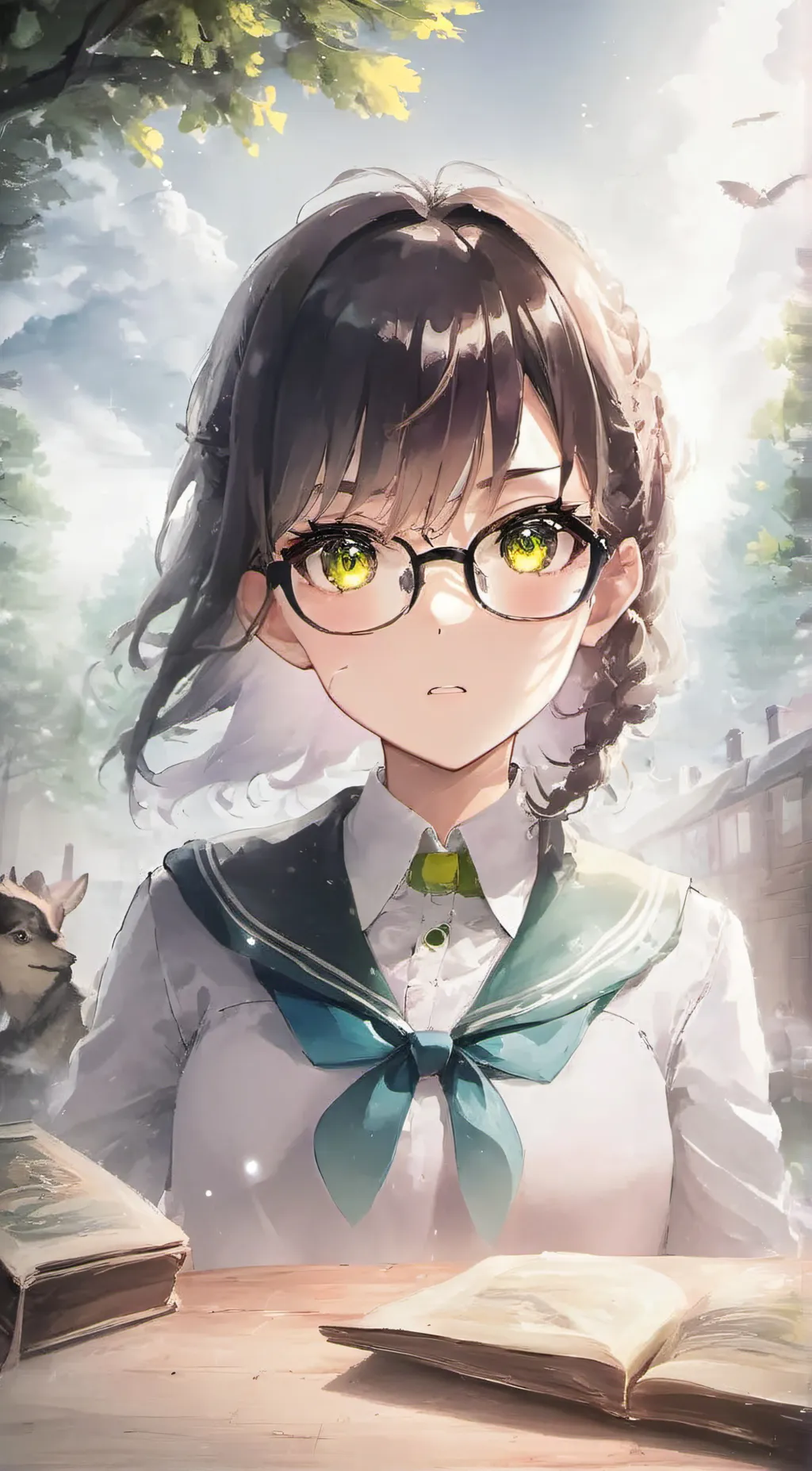 ai character: Alpha(NOT) girl background