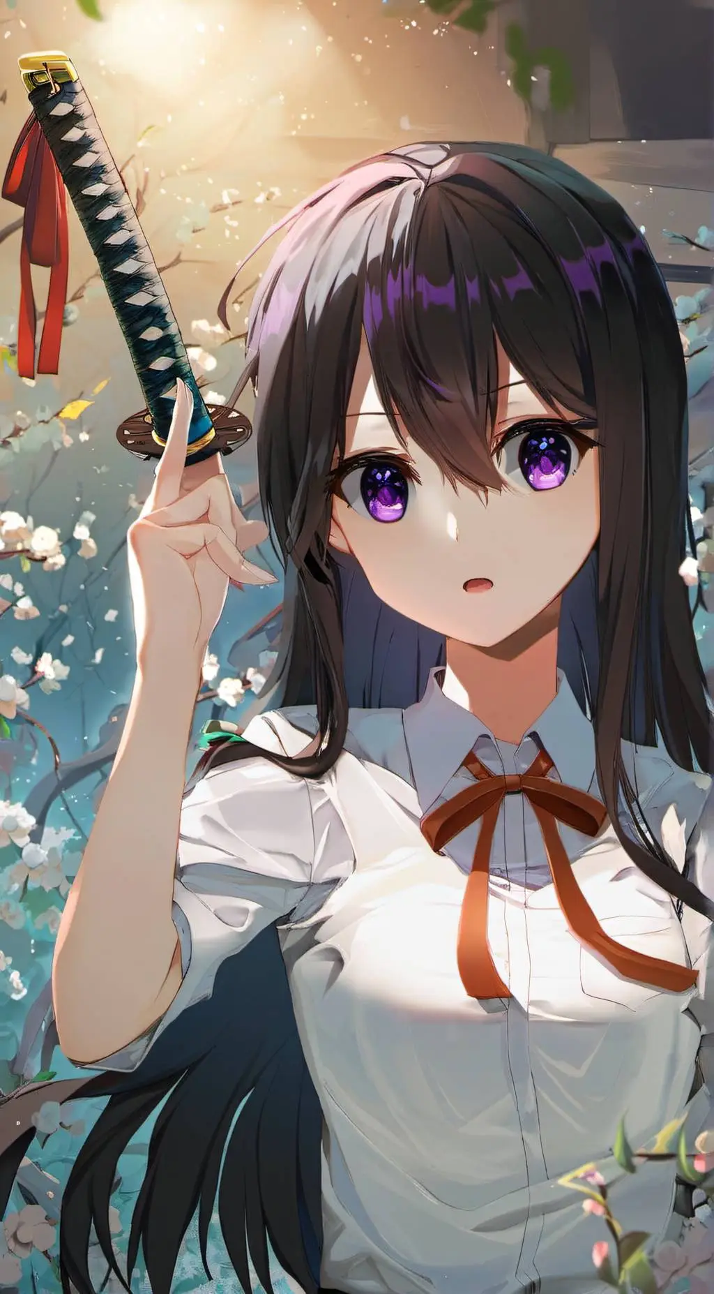 ai character: Demon slayer x mha background