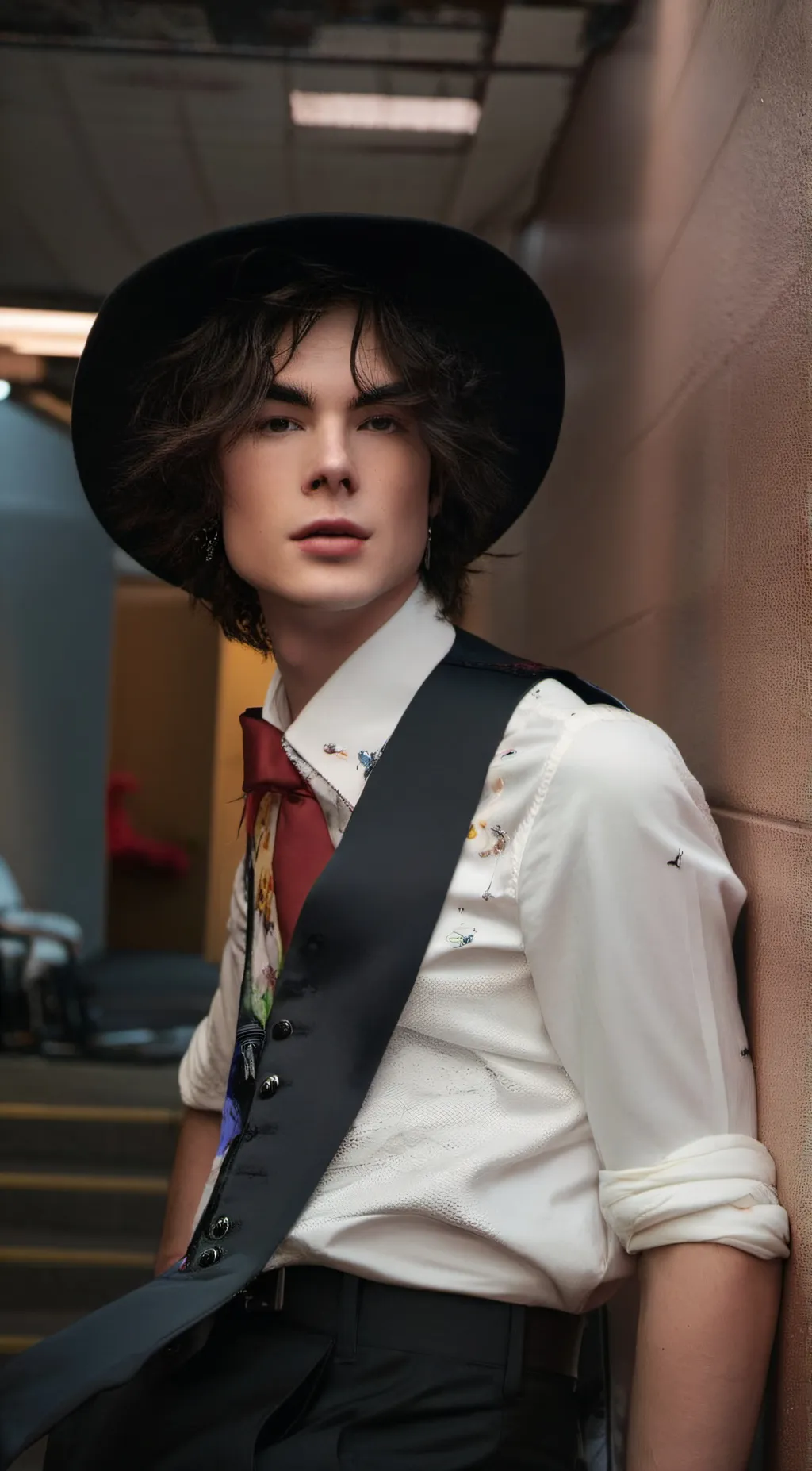 ai character: E BOY background