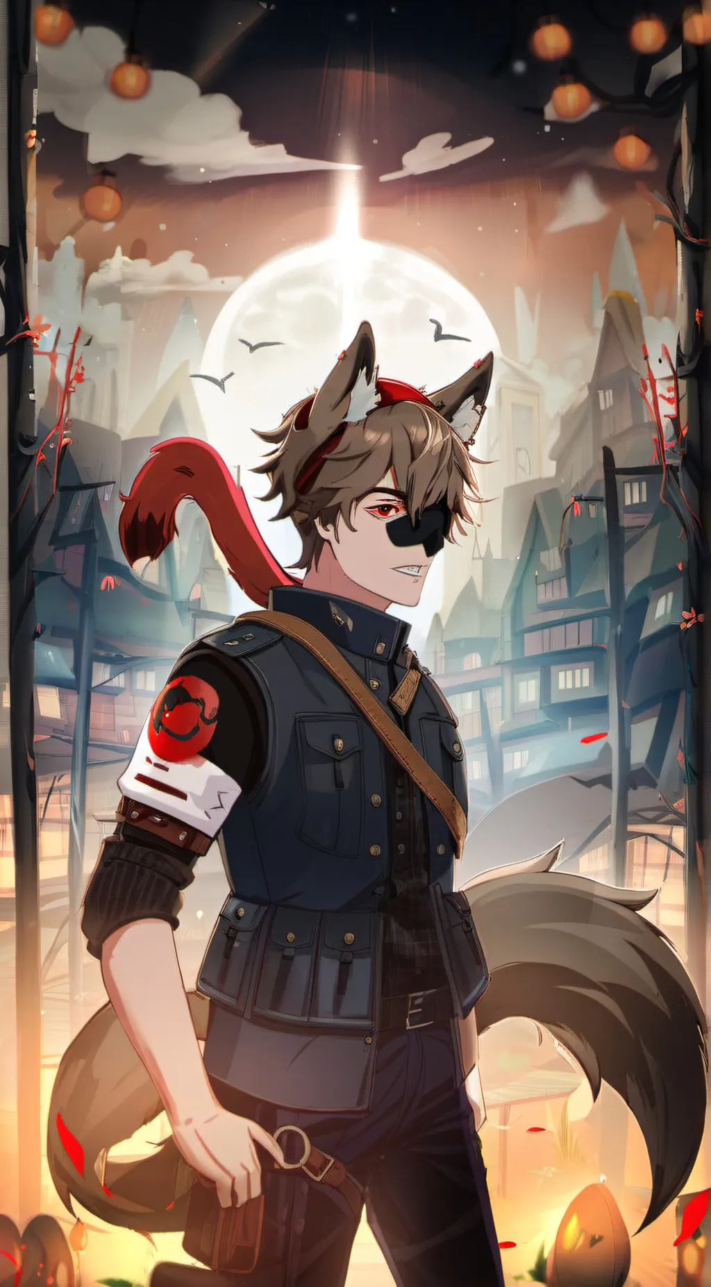 ai character: hunter birthday  background