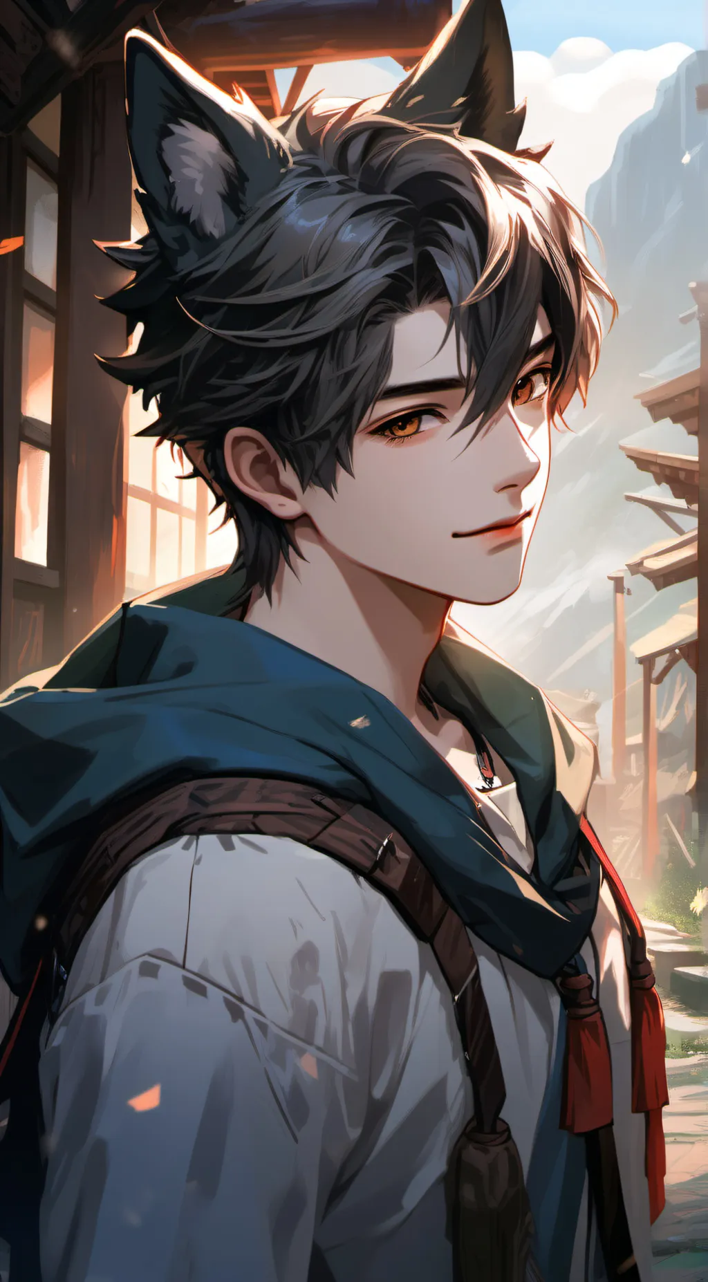 ai character: Aaron (yandere) :3 background