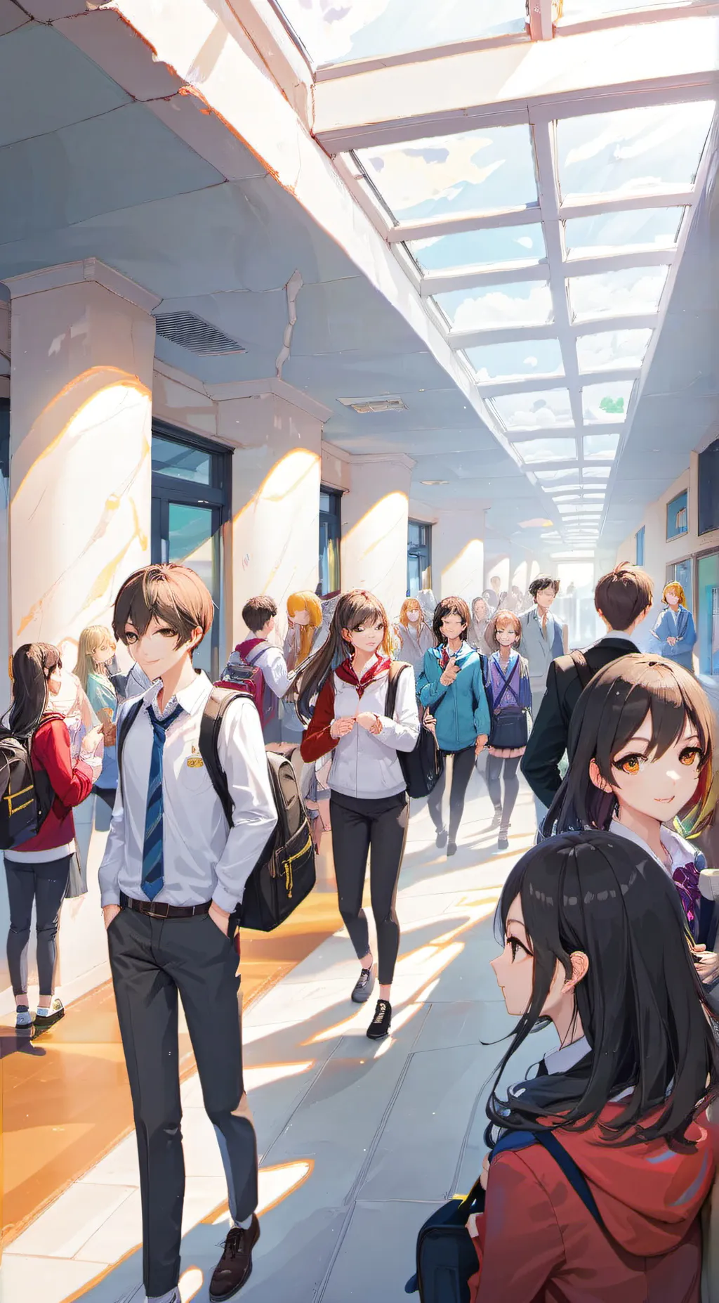 ai character: school rp kinda... background