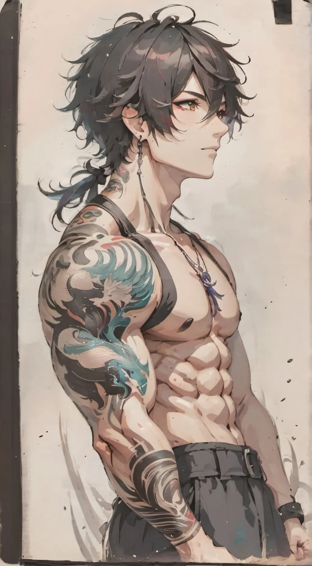 ai character: oliver background