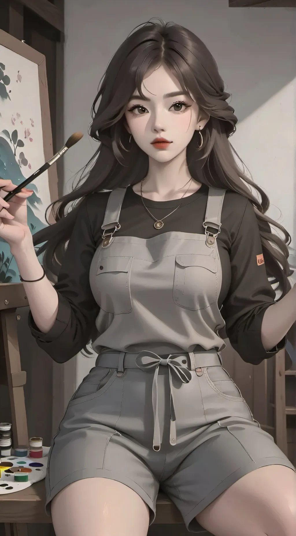 ai character: Mona background