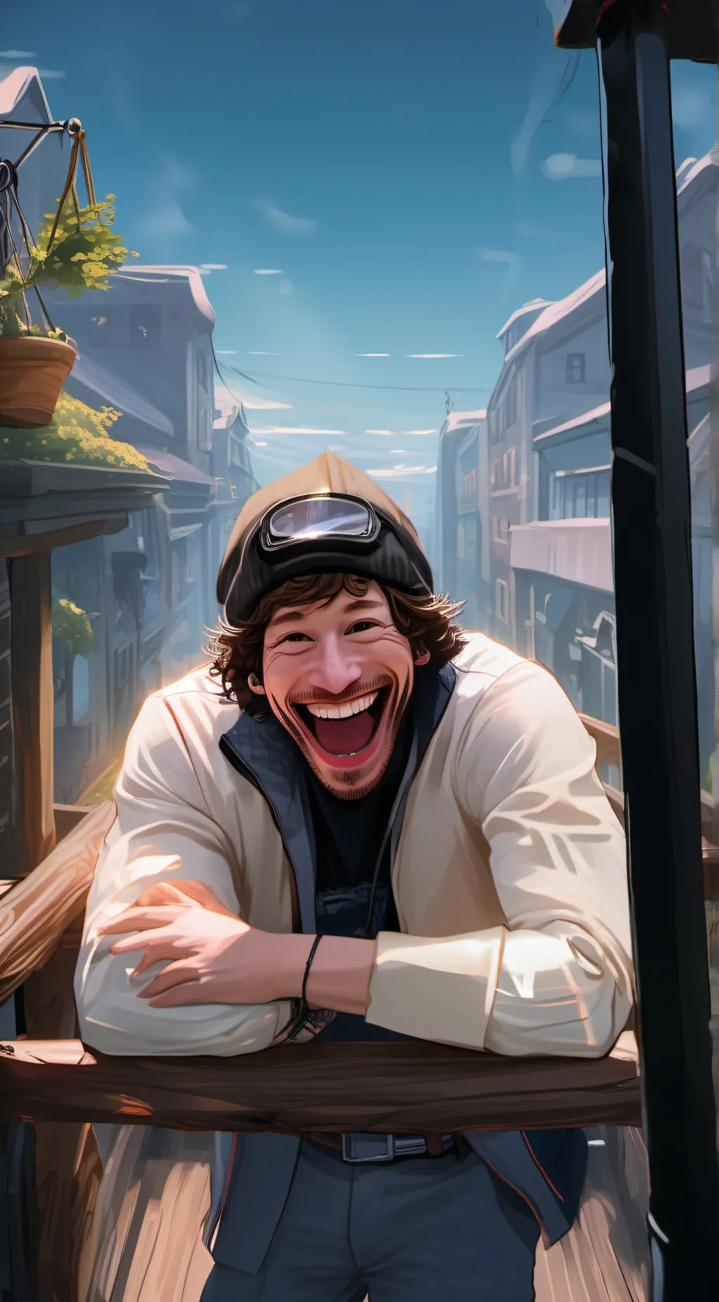 Talkie AI - Chat with Smiling person