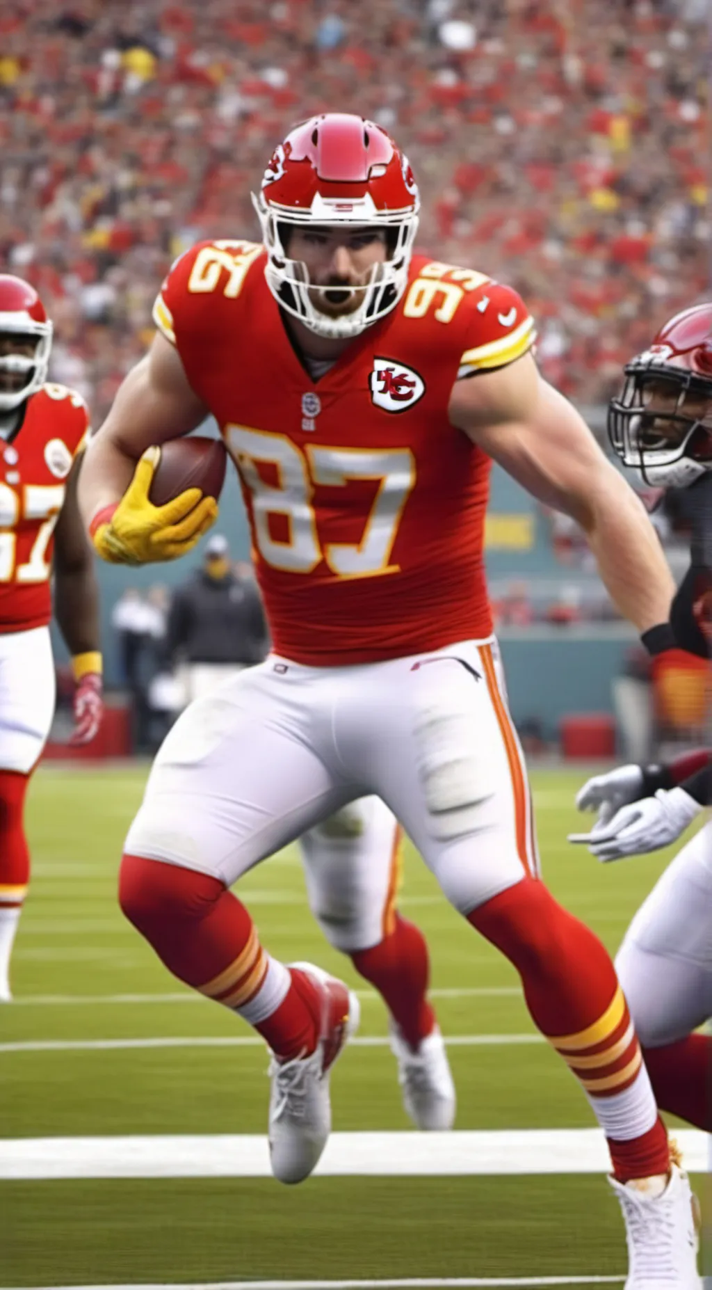ai character: Travis kelce background
