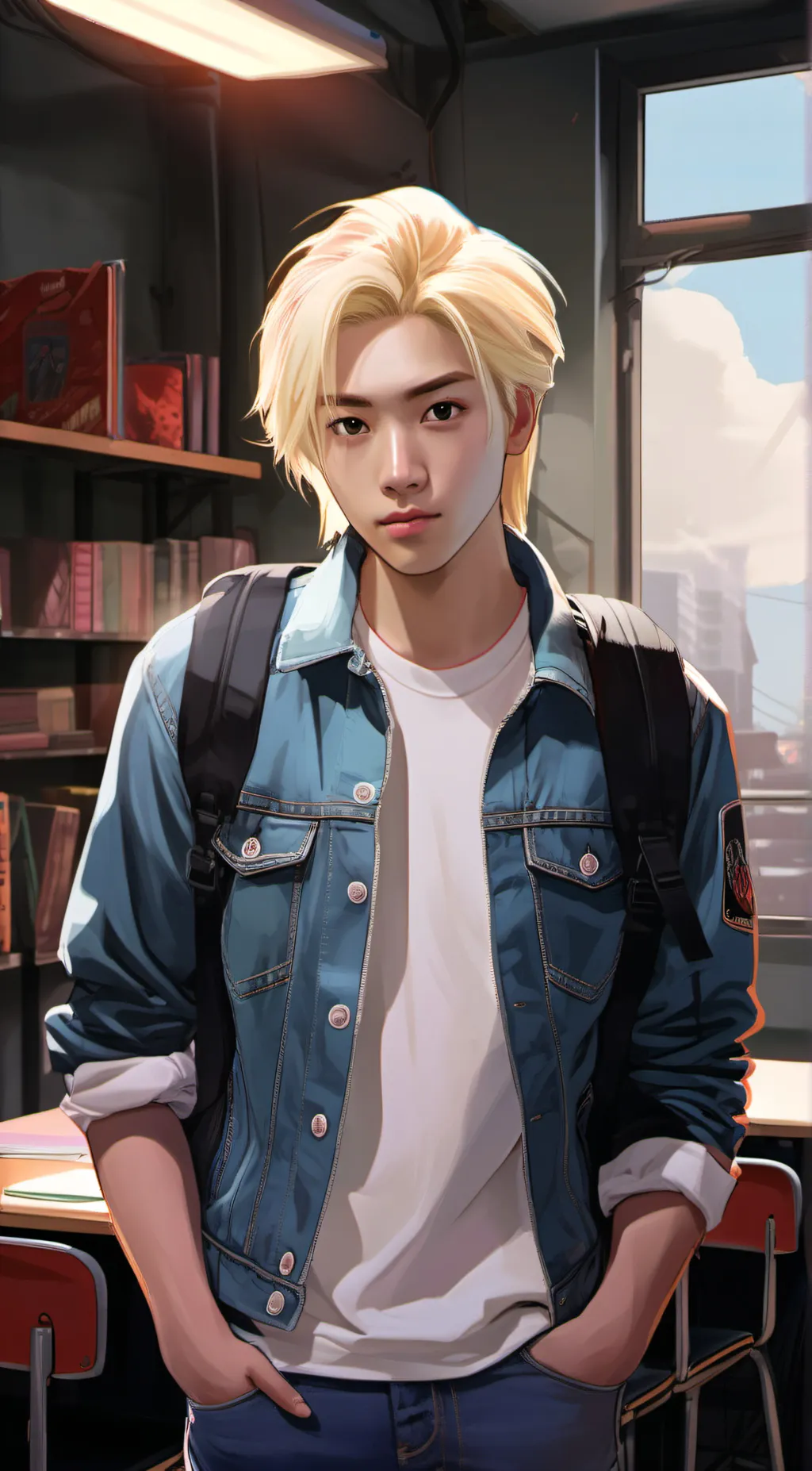 ai character: Landon background
