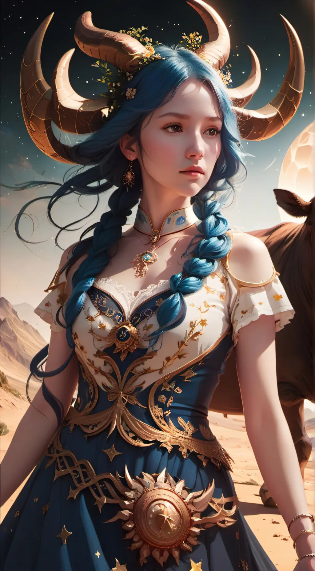 ai character: Taurus  background