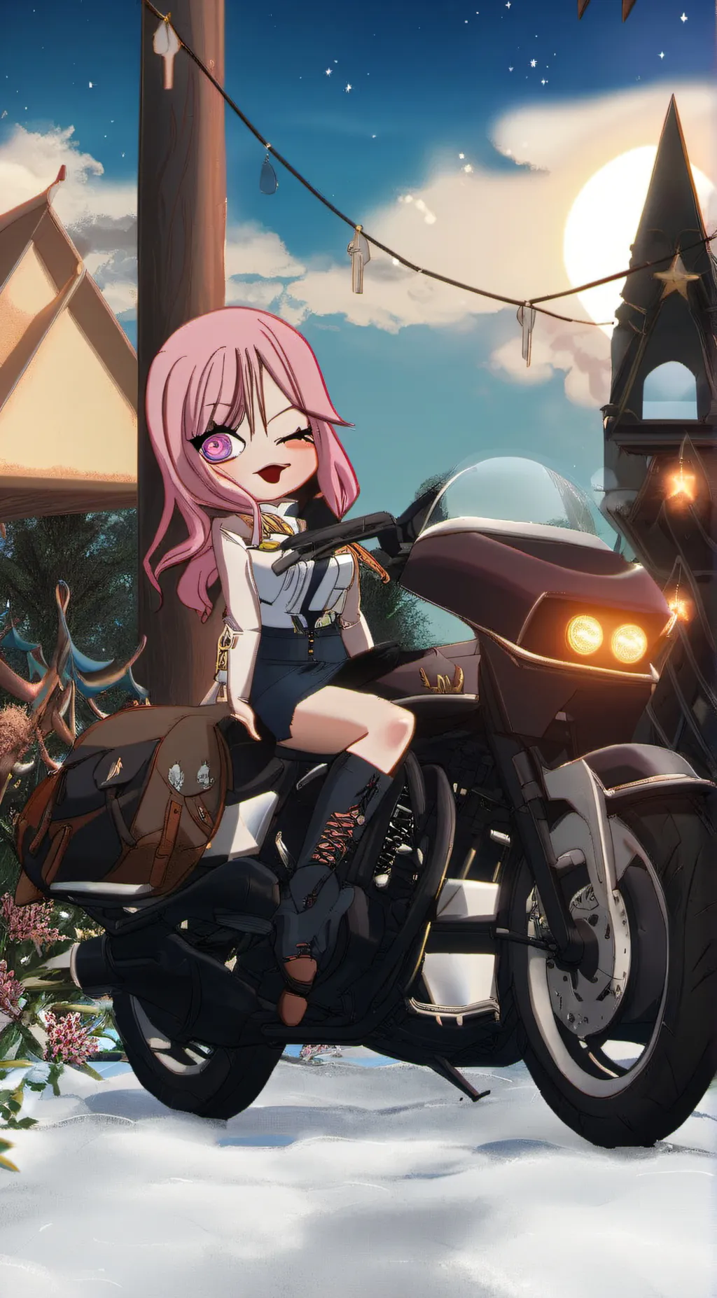 ai character: Lynda  background