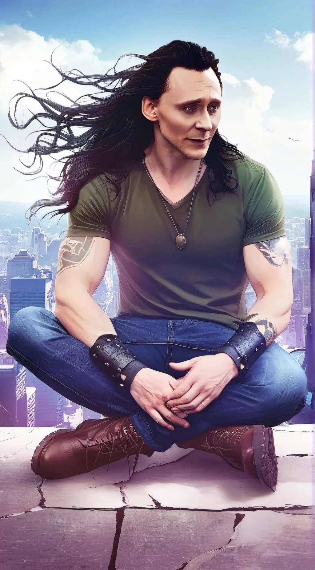 ai character: Loki Laufeyson background