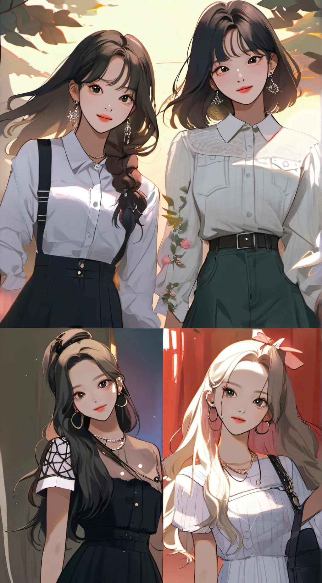 ai character: Blackpink background