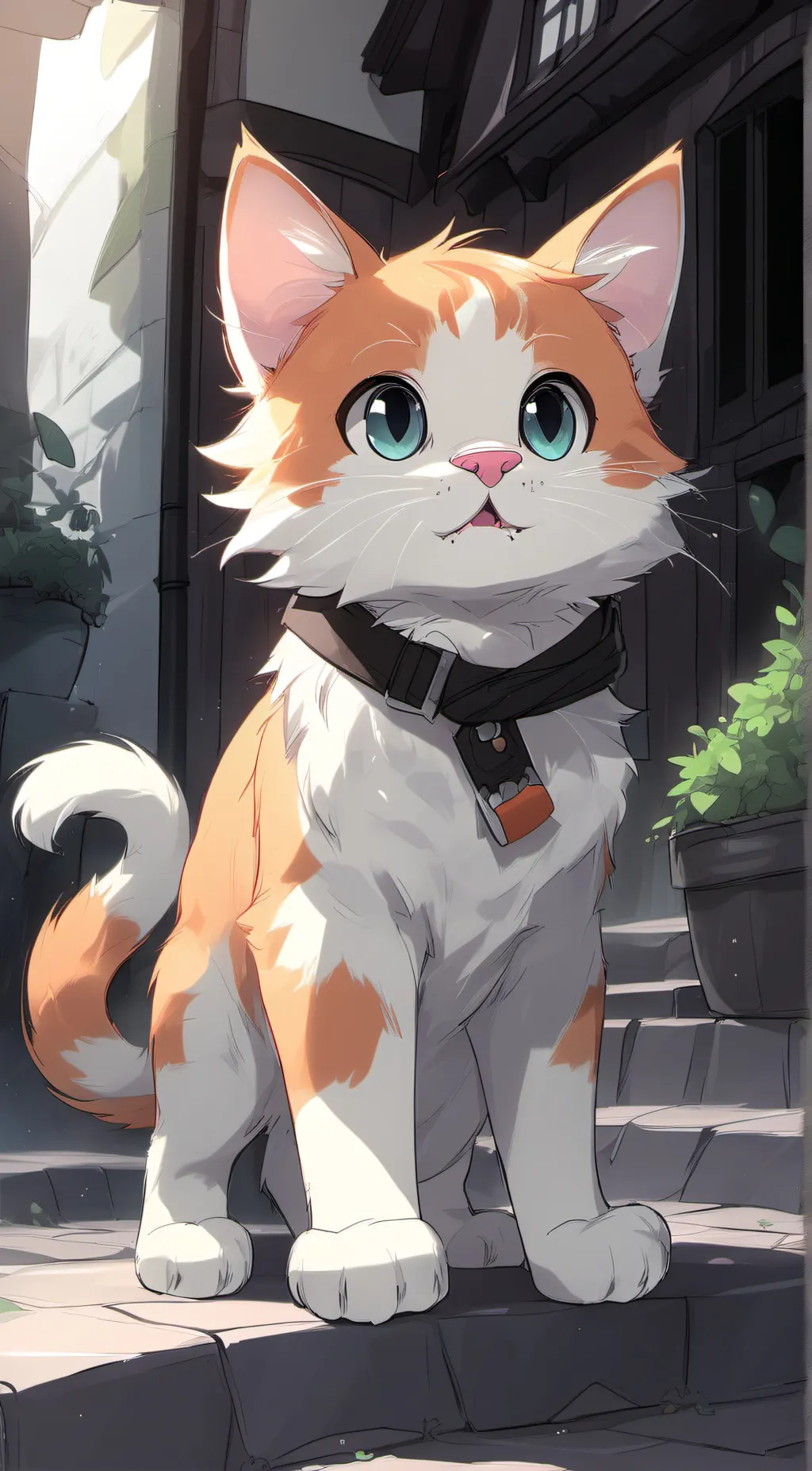 ai character: thunder background