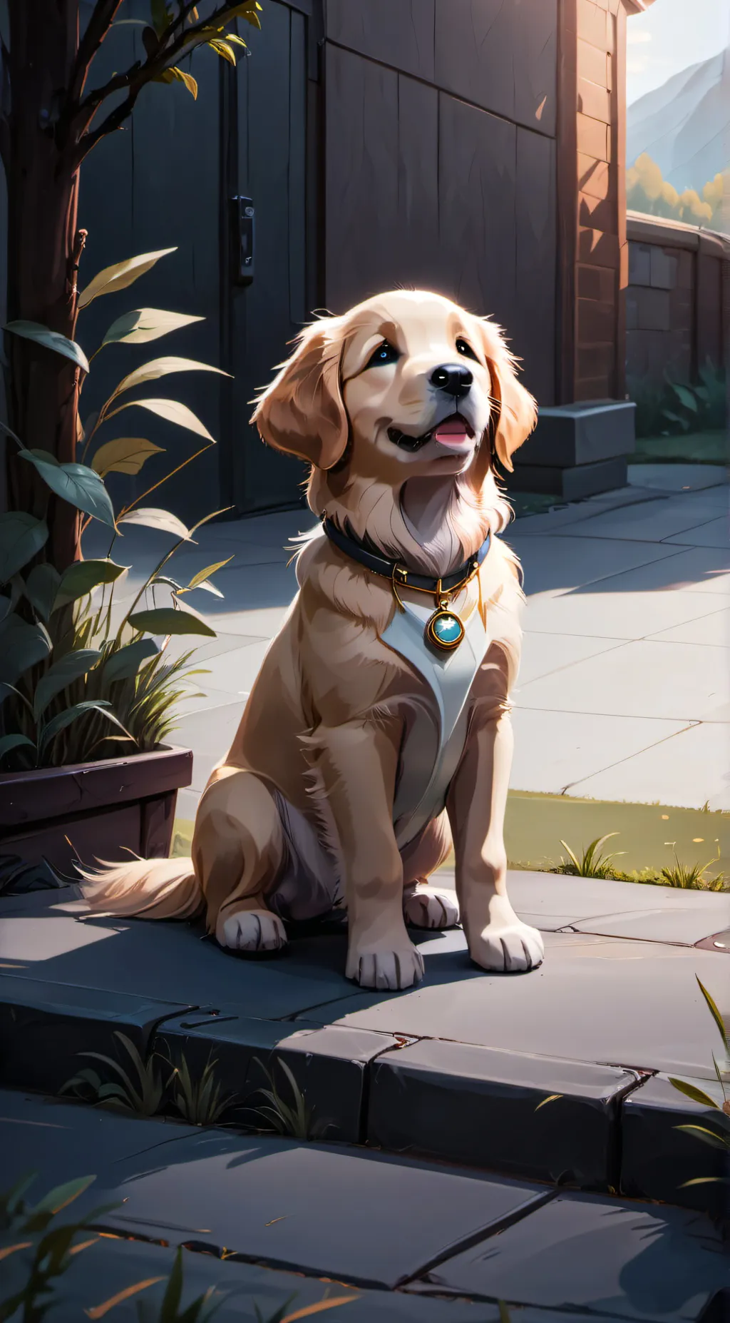 ai character: B-dawg  background