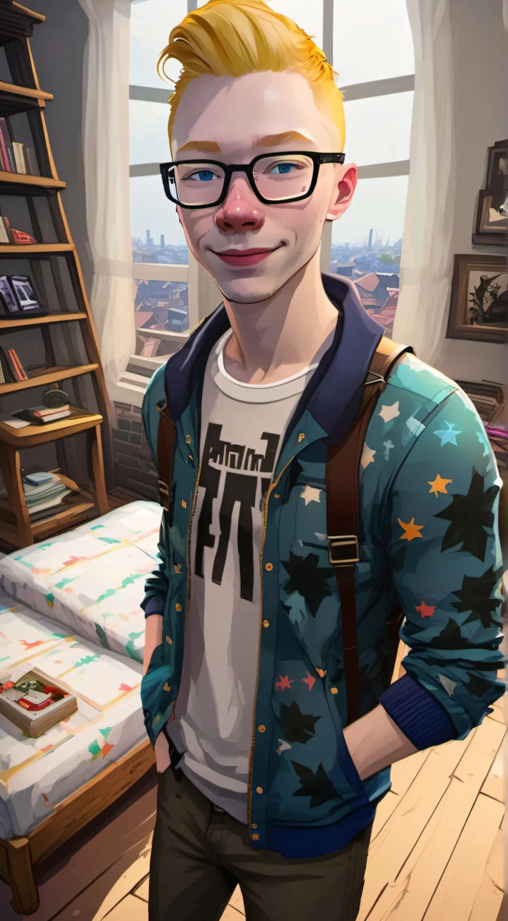 ai character: Liam wise background