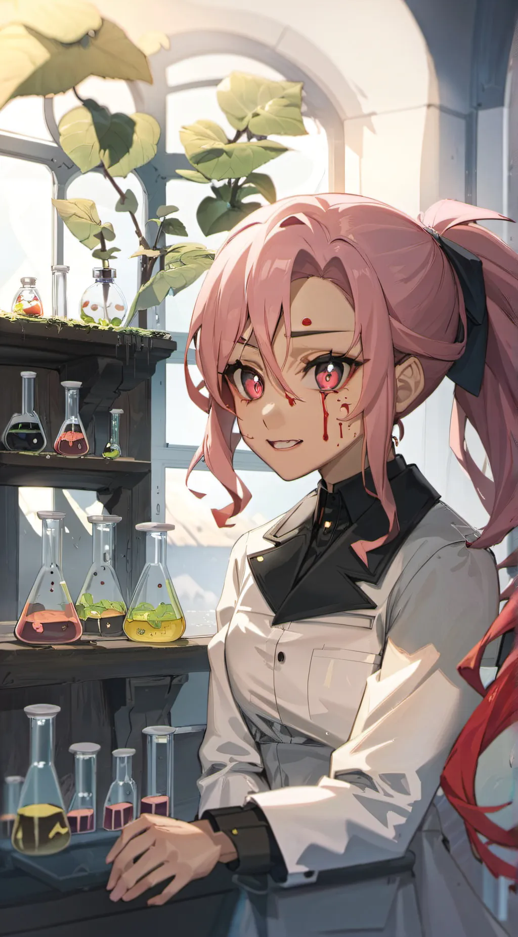 ai character: lily background